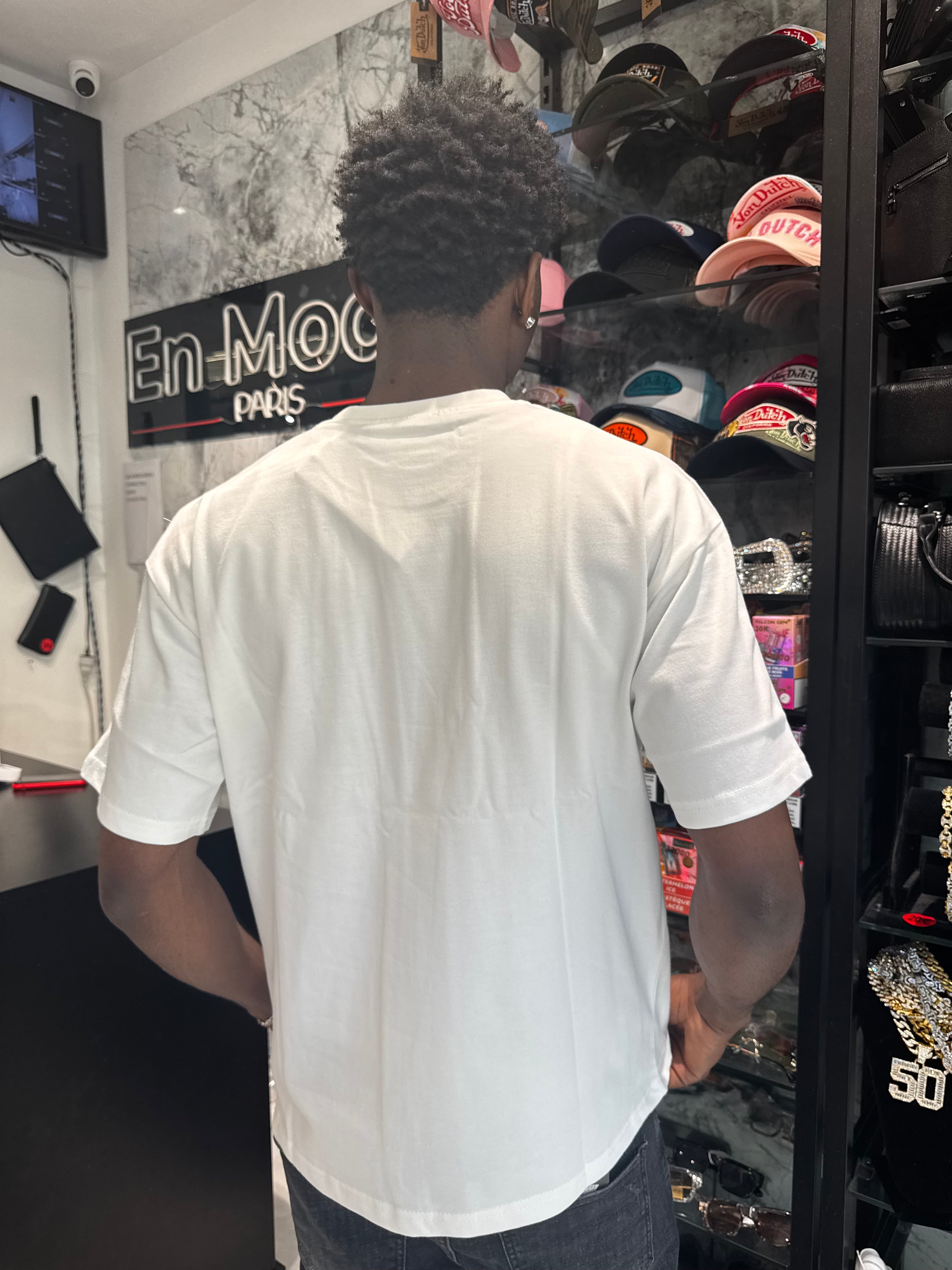 T-shirt cœur Noir