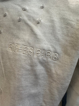 Sweat Riches Paris Détails Blancs