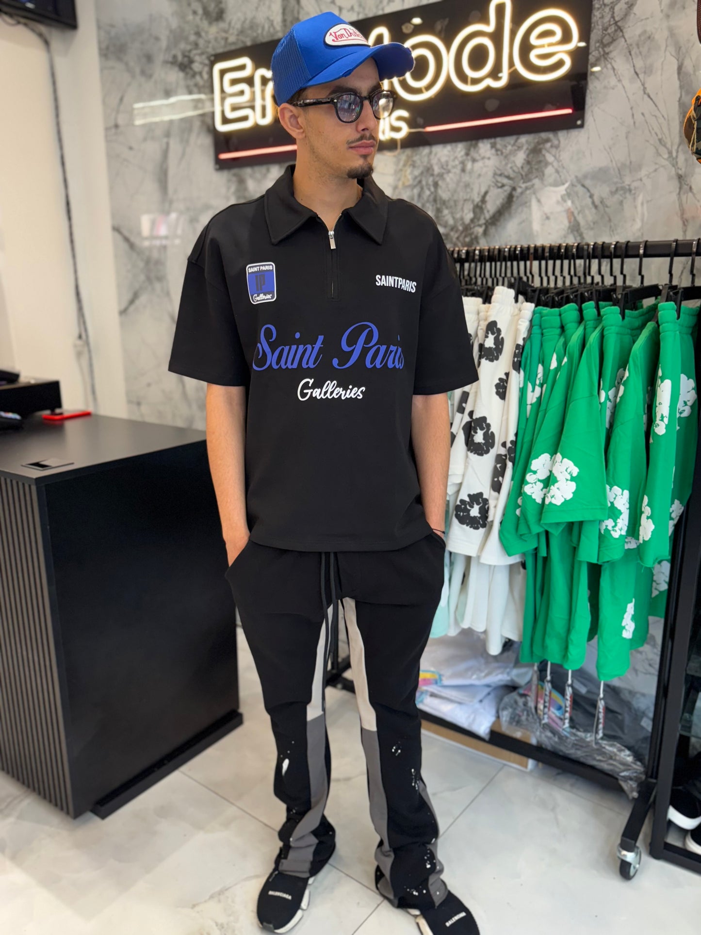 Outfit Saint Hilere Bleu