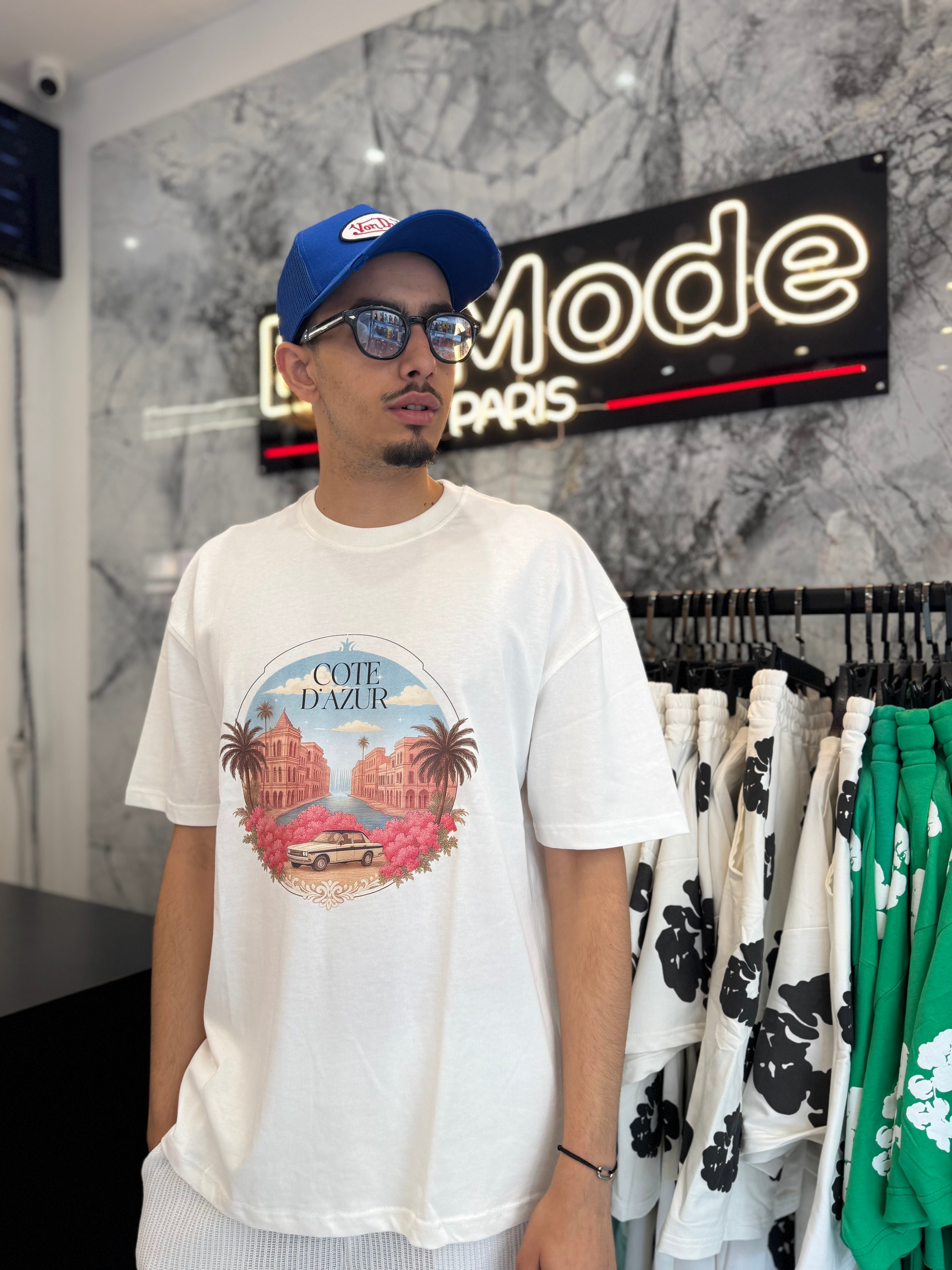 T shirt Côte d’Azur Rose