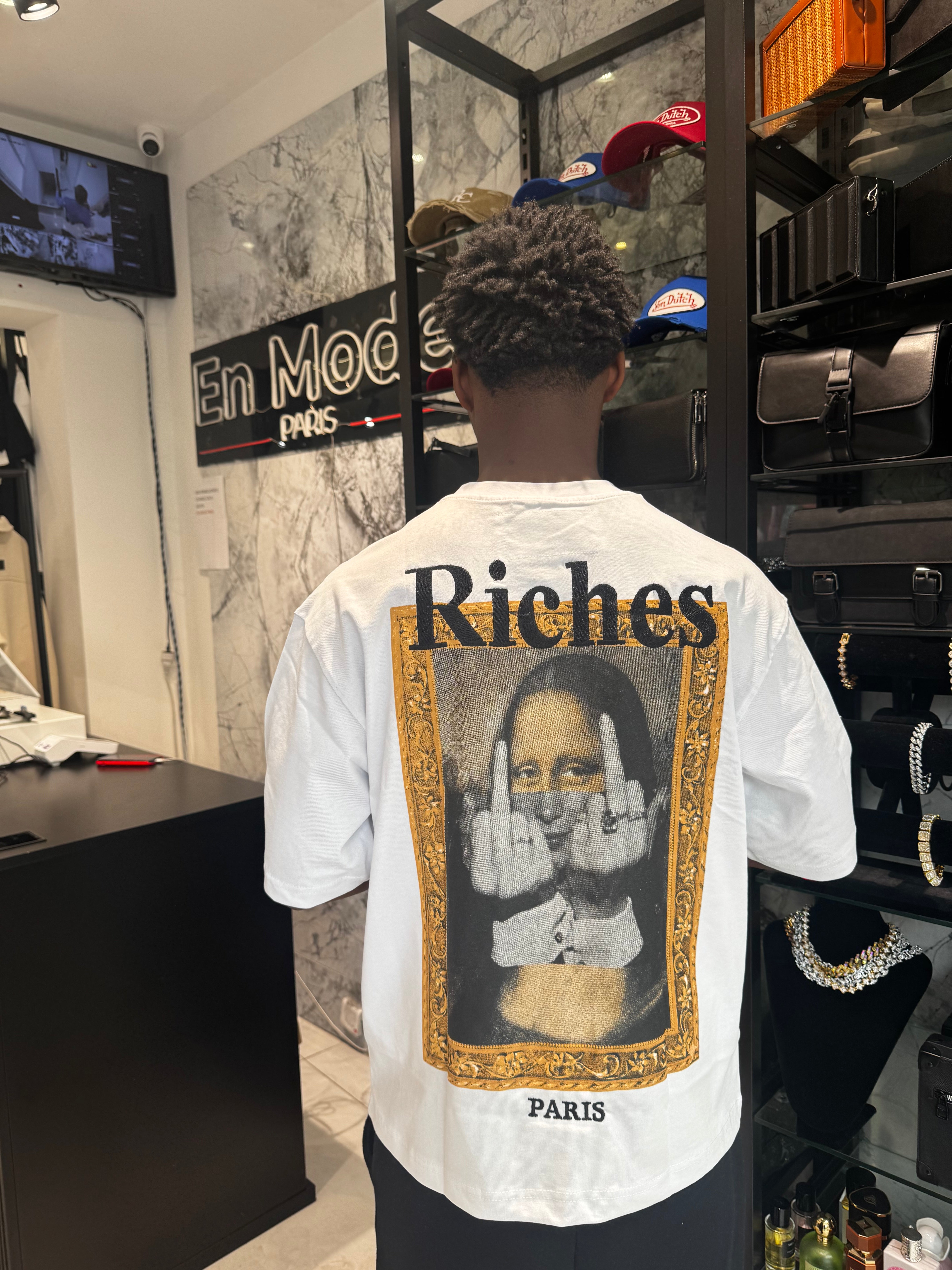 T-shirt Riches Paris Blanc 23