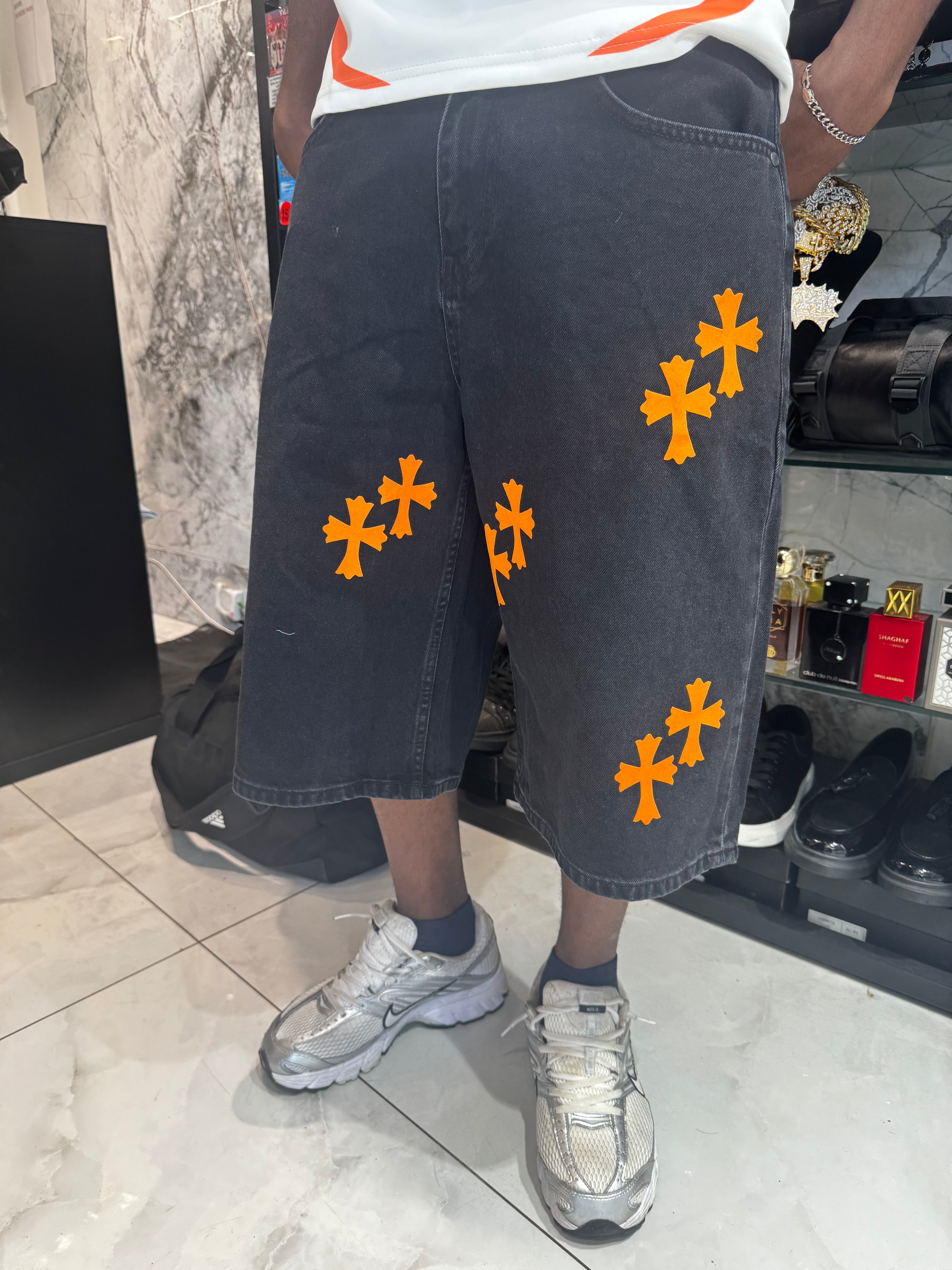 Short En Jean insipi Chrome Noir