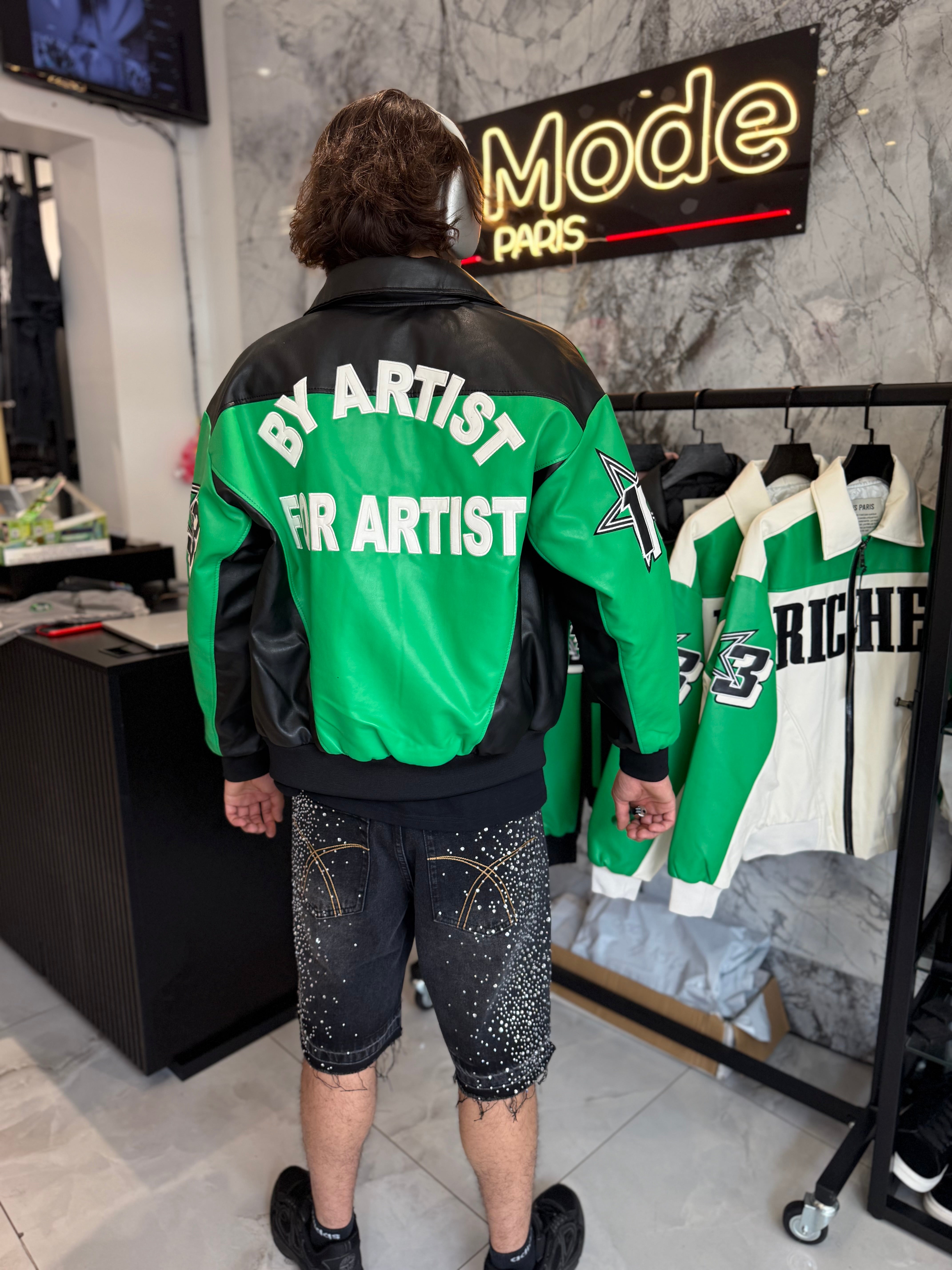 Outfit Bombers Vert + Short