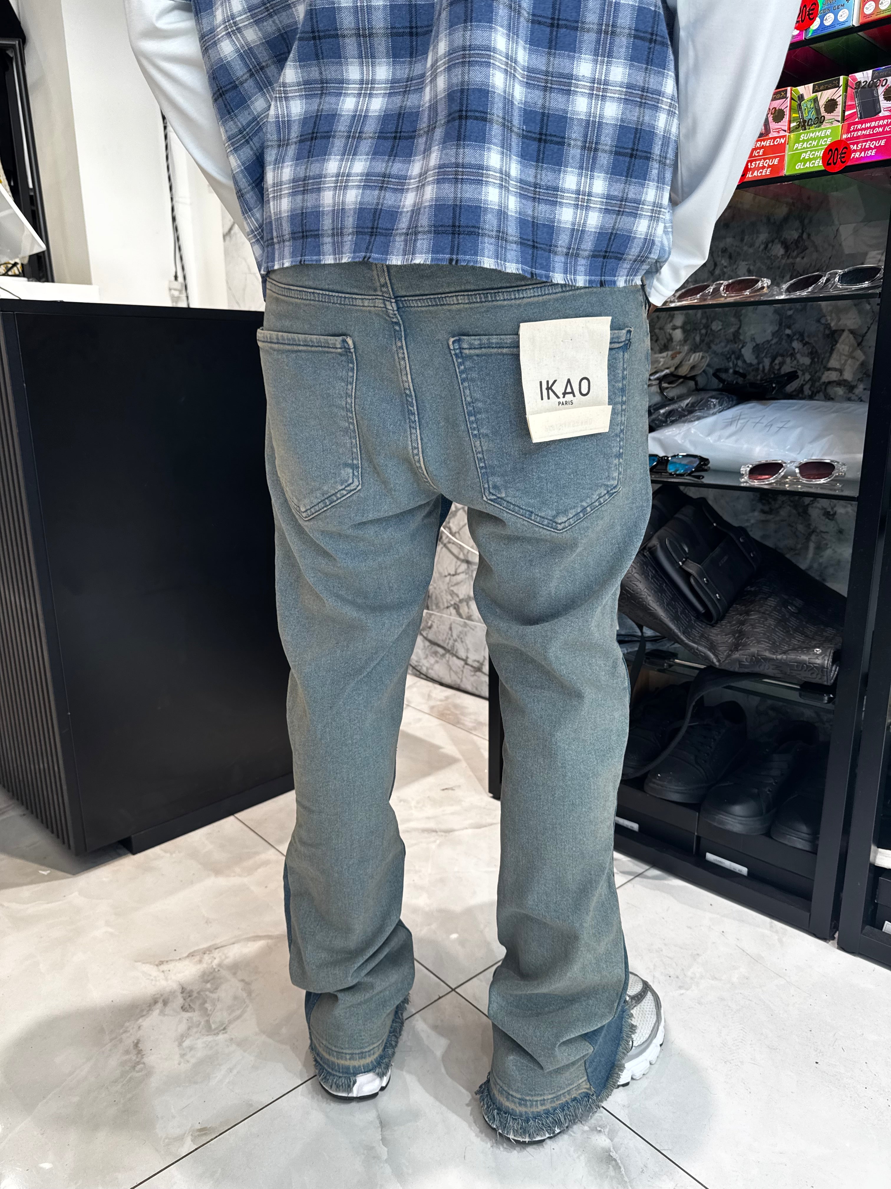 Jean Flare délavé Bleu