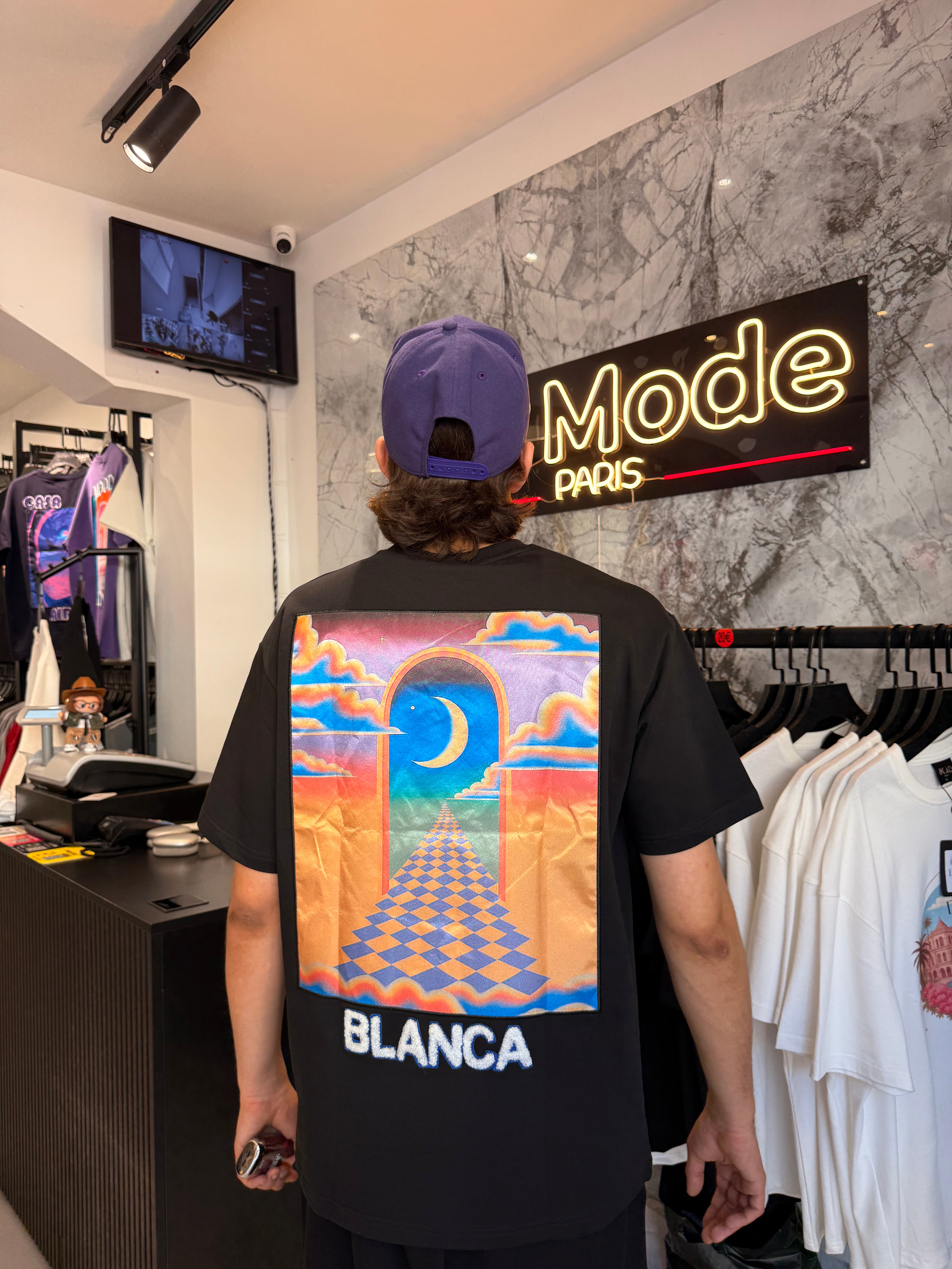 T shirt Casa 2.0 Black Lune