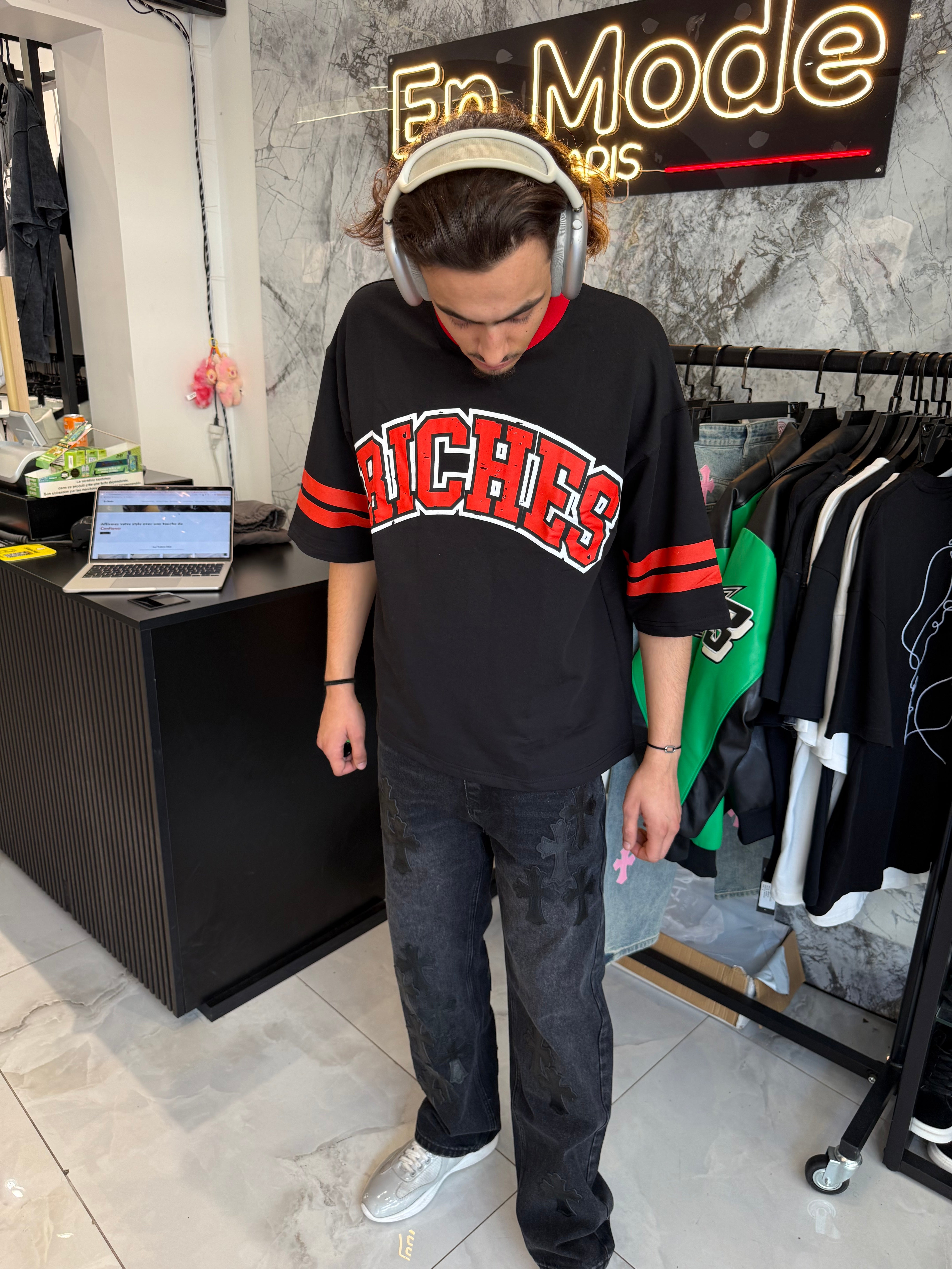 Outfit Jean Chrome + T shirt