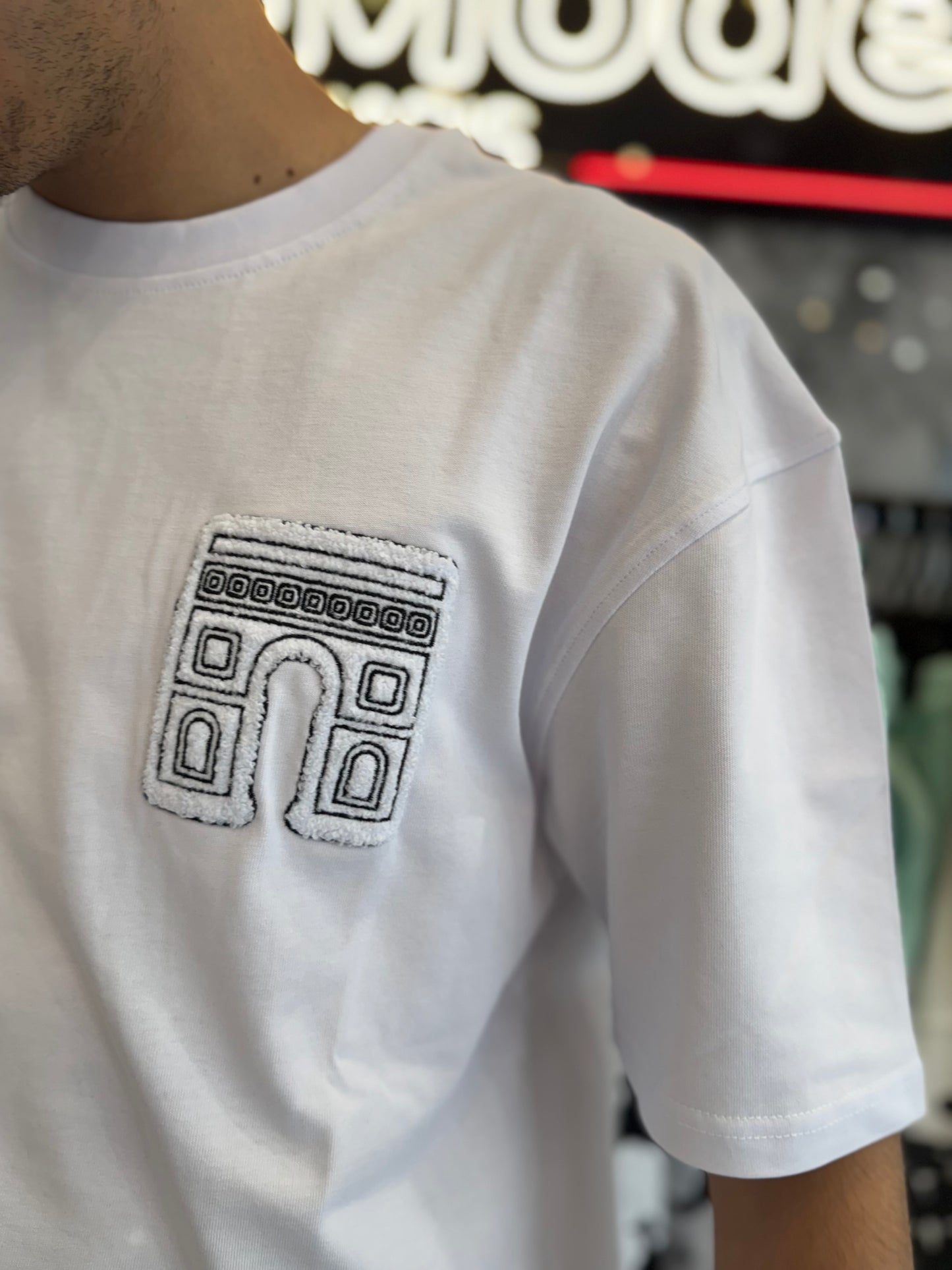 T shirt Mona Lisa White