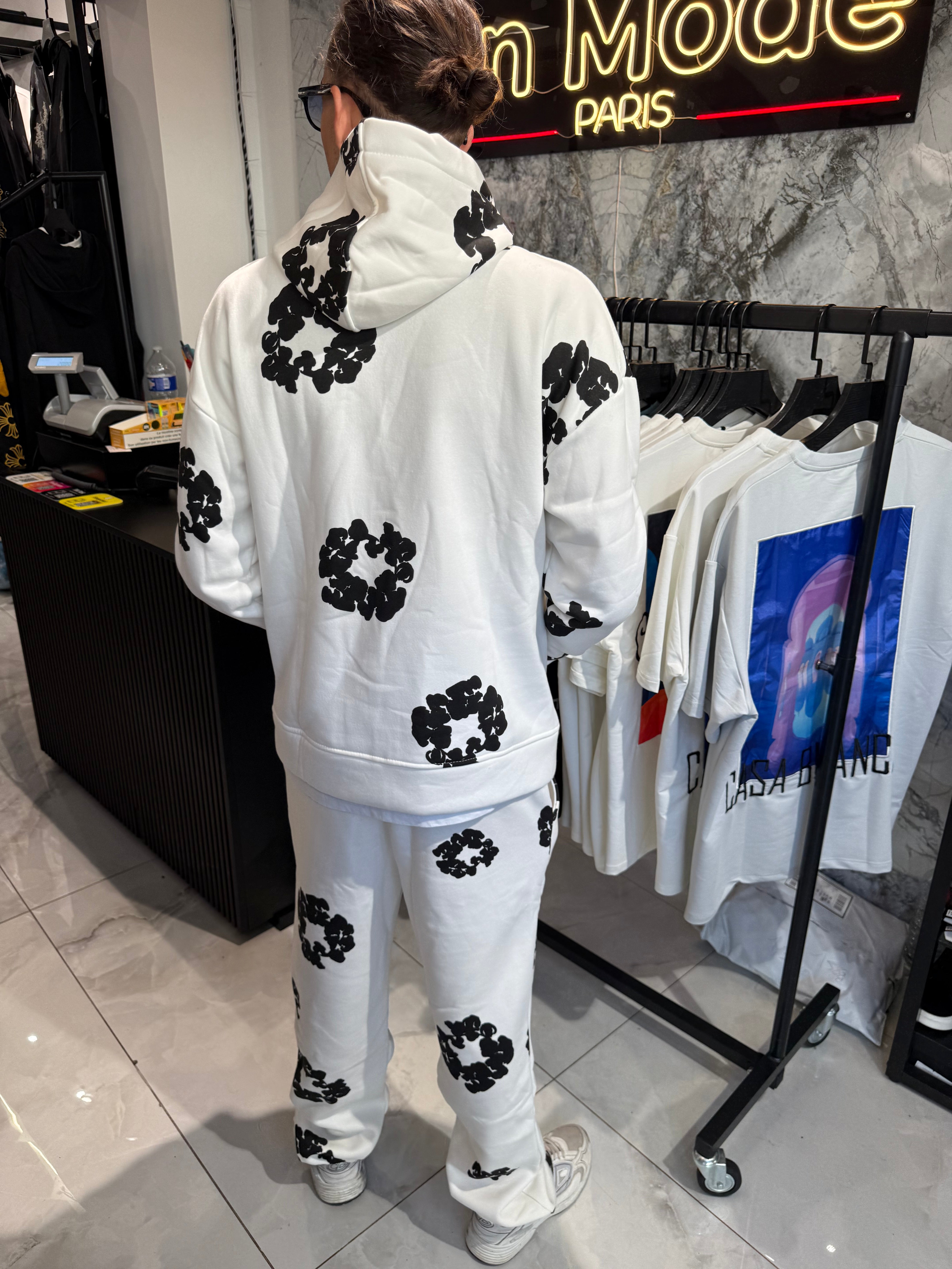 Ensemble Flower Tears blanc 2.0