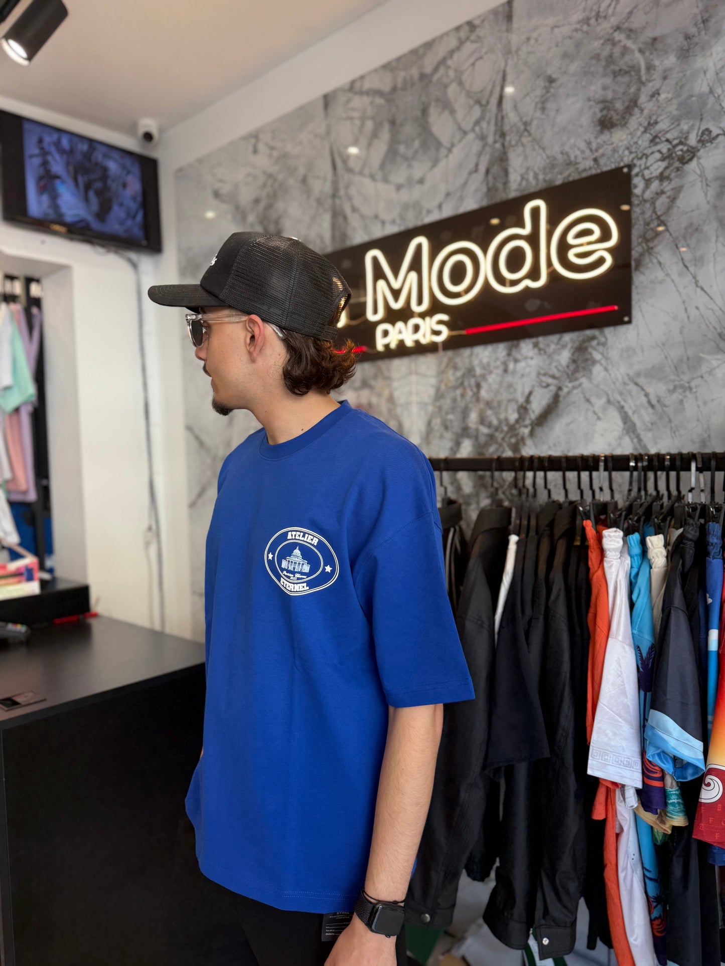 T shirt Palace Bleu