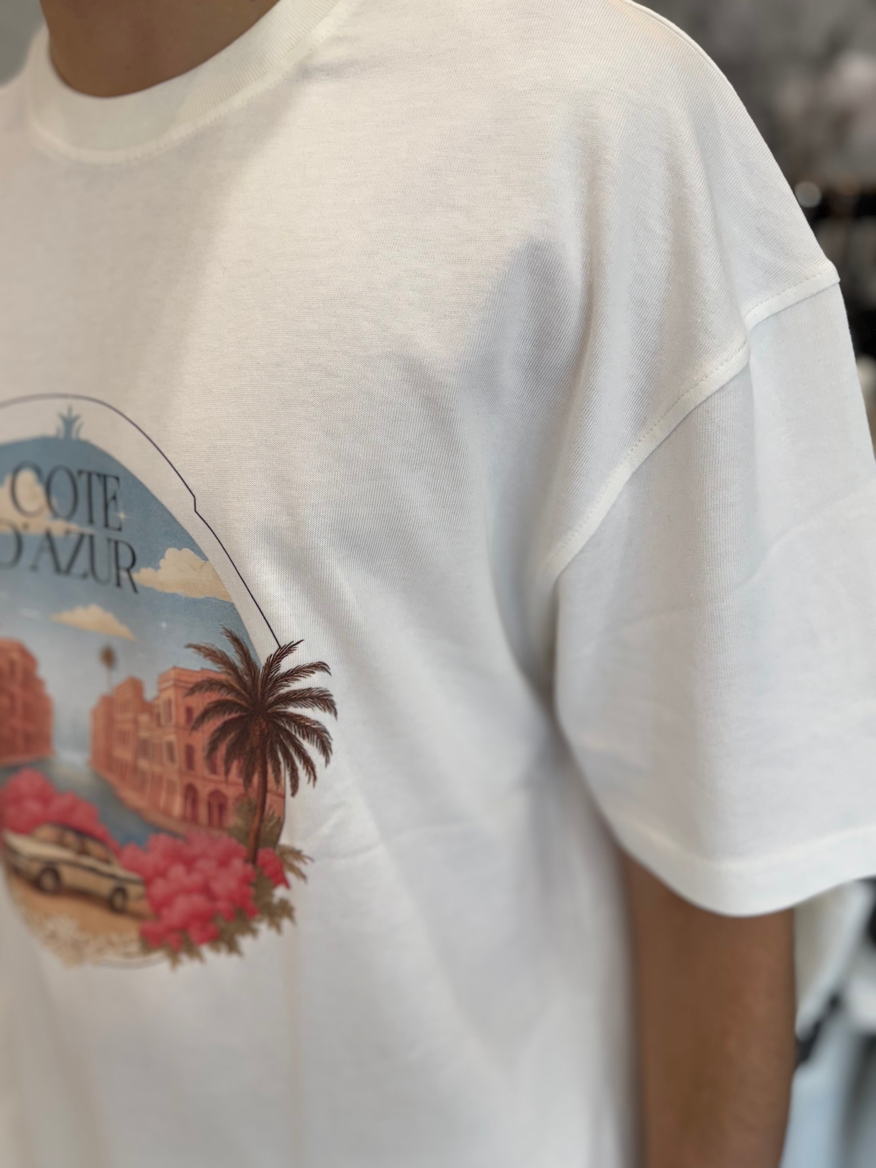 T shirt Côte d’Azur Rose