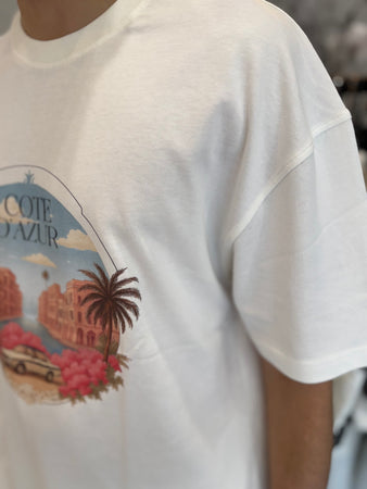 T shirt Côte d’Azur Rose