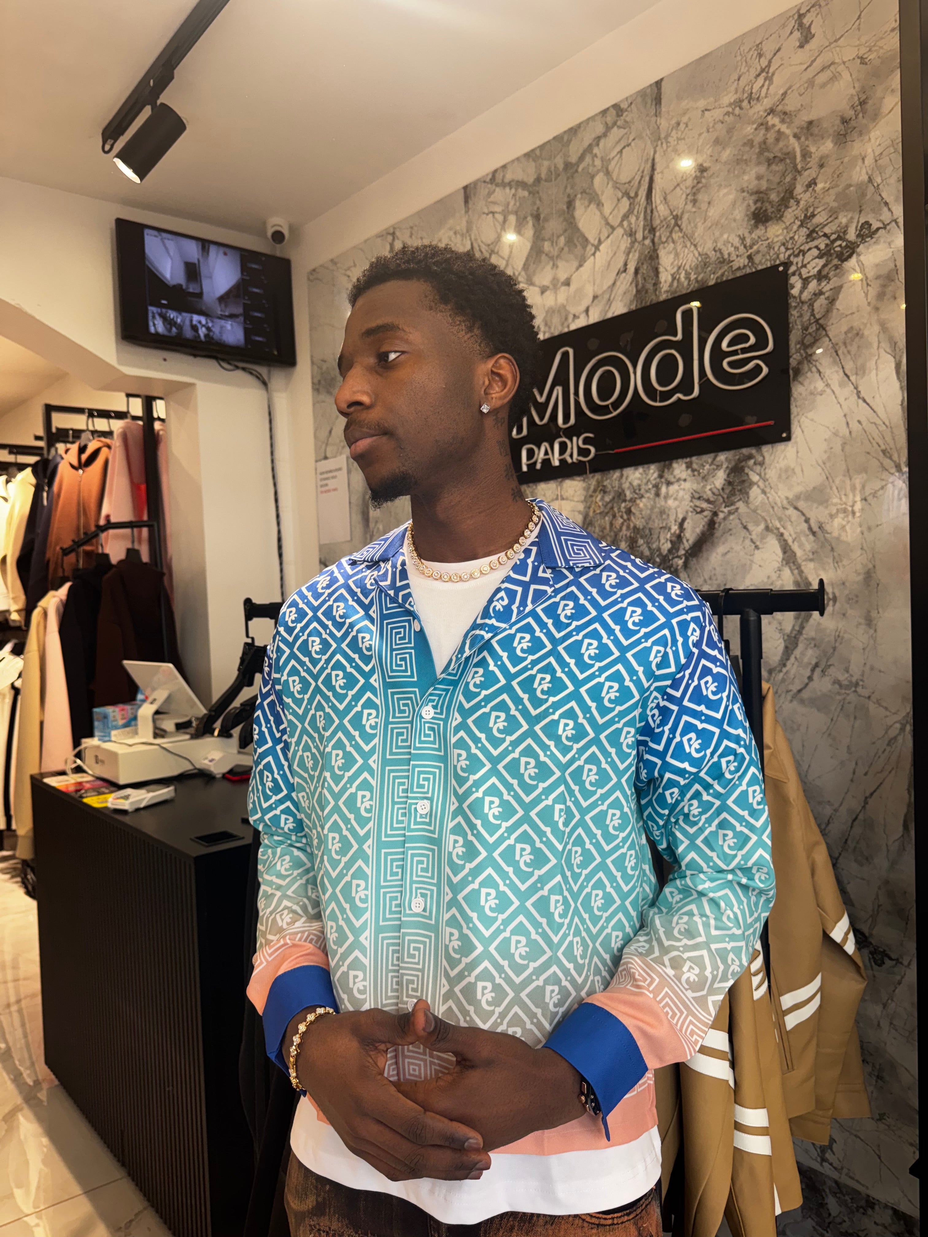 Chemise à Carreaux Riche Paris