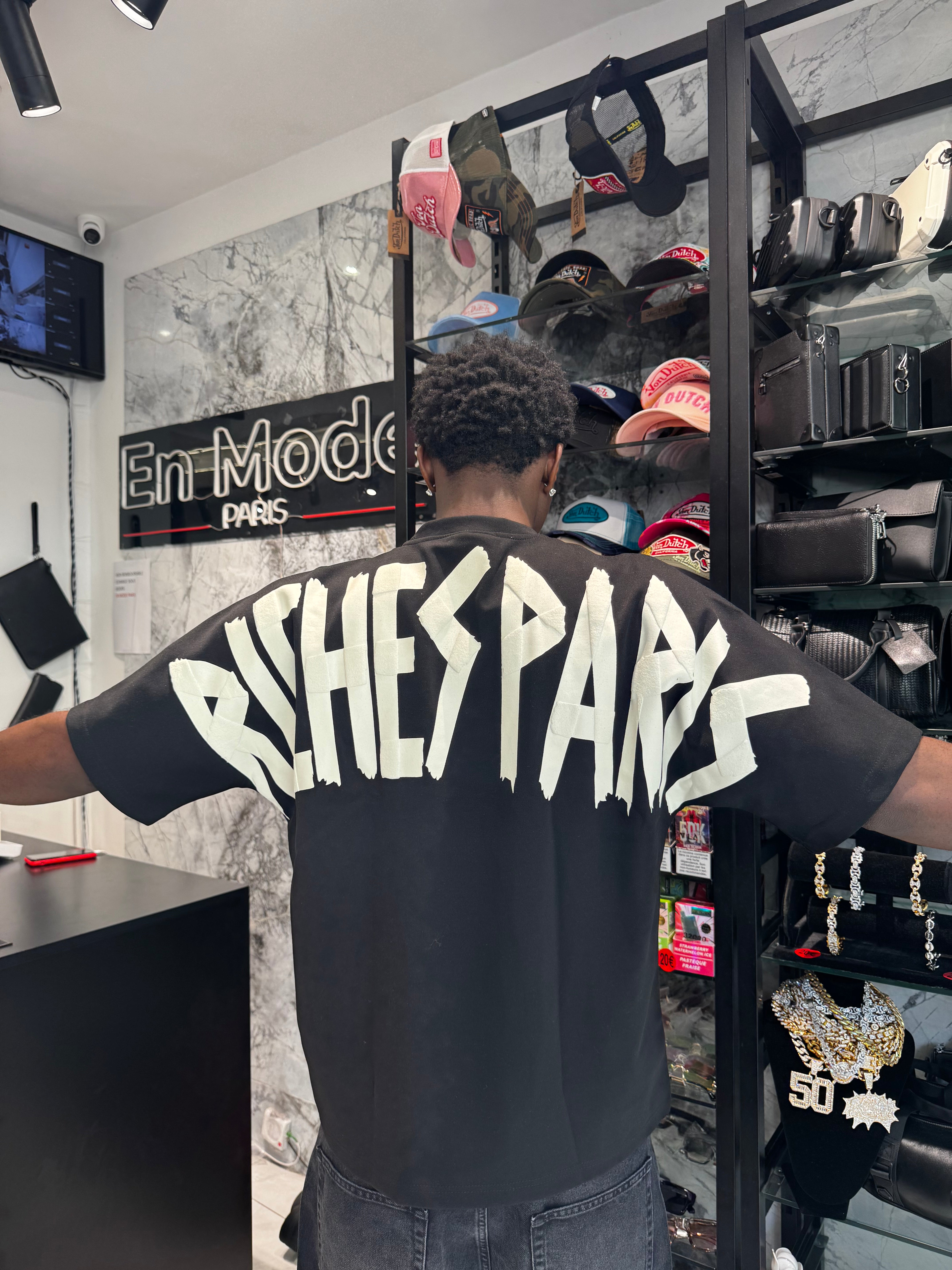 T-shirt Riches Paris Noir