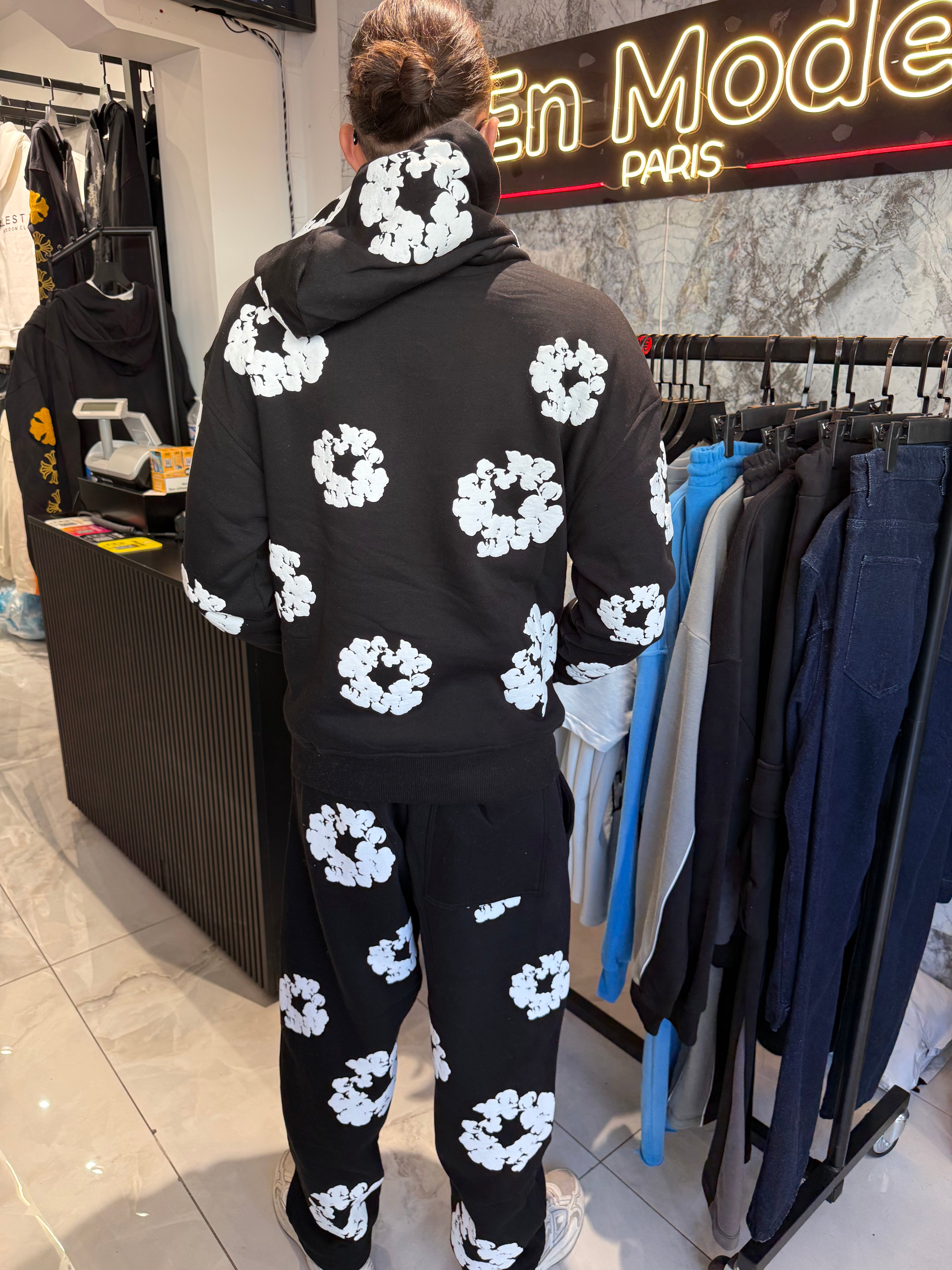 Ensemble Flower Tears Noir