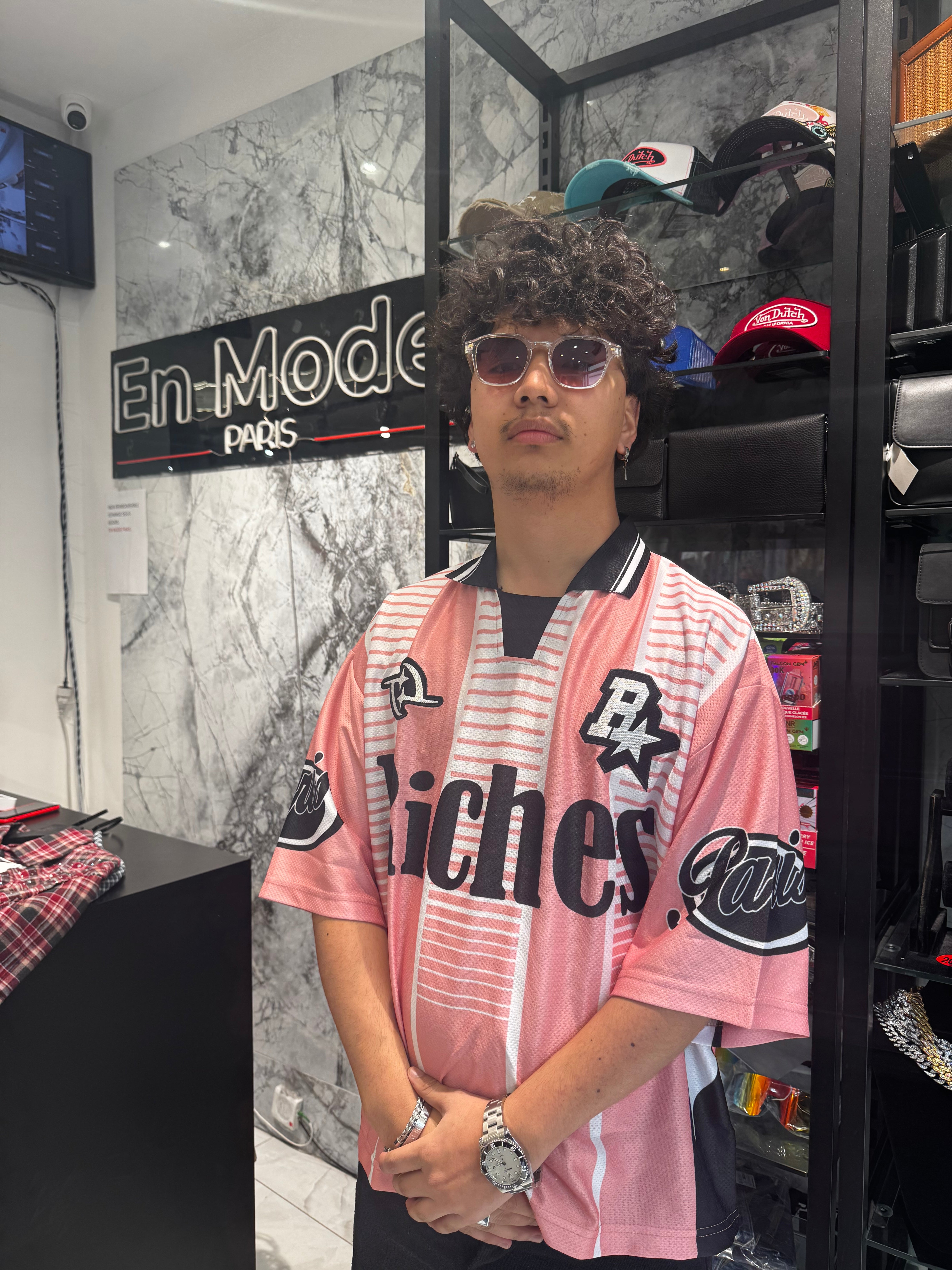 Maillot Riches Paris rose