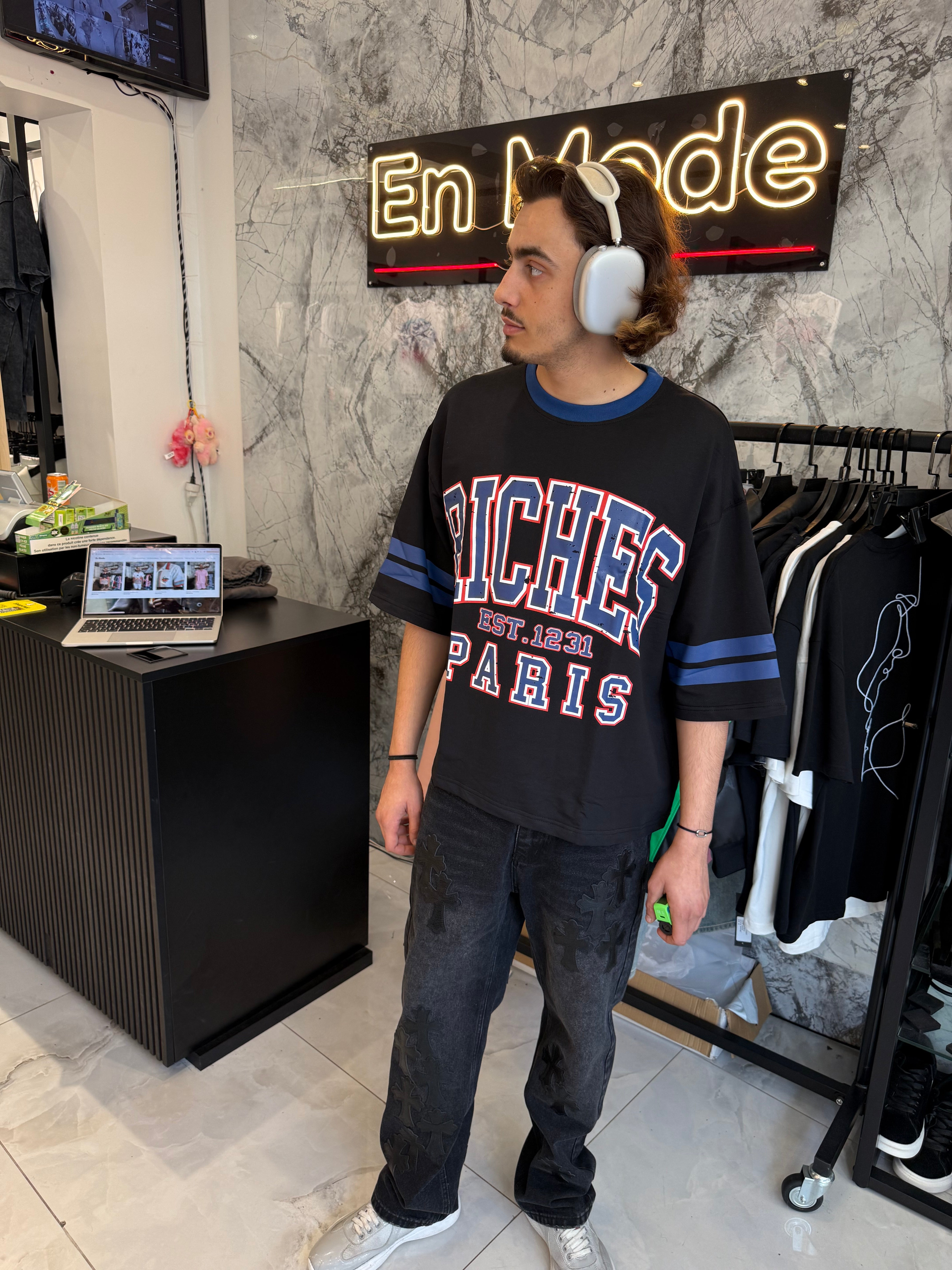 Outfit Jean Chrome + T shirt