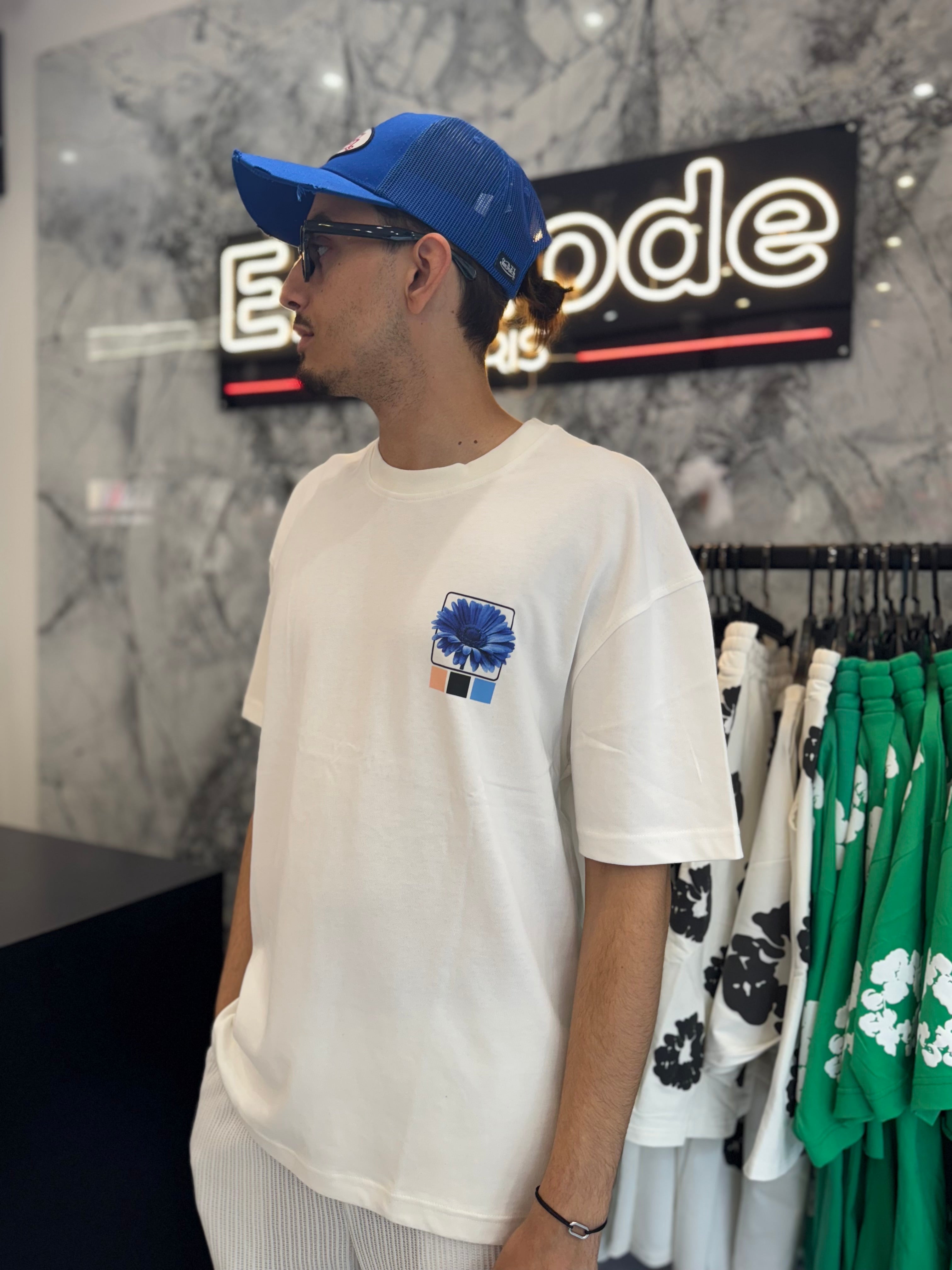 T shirt Flower Glasses