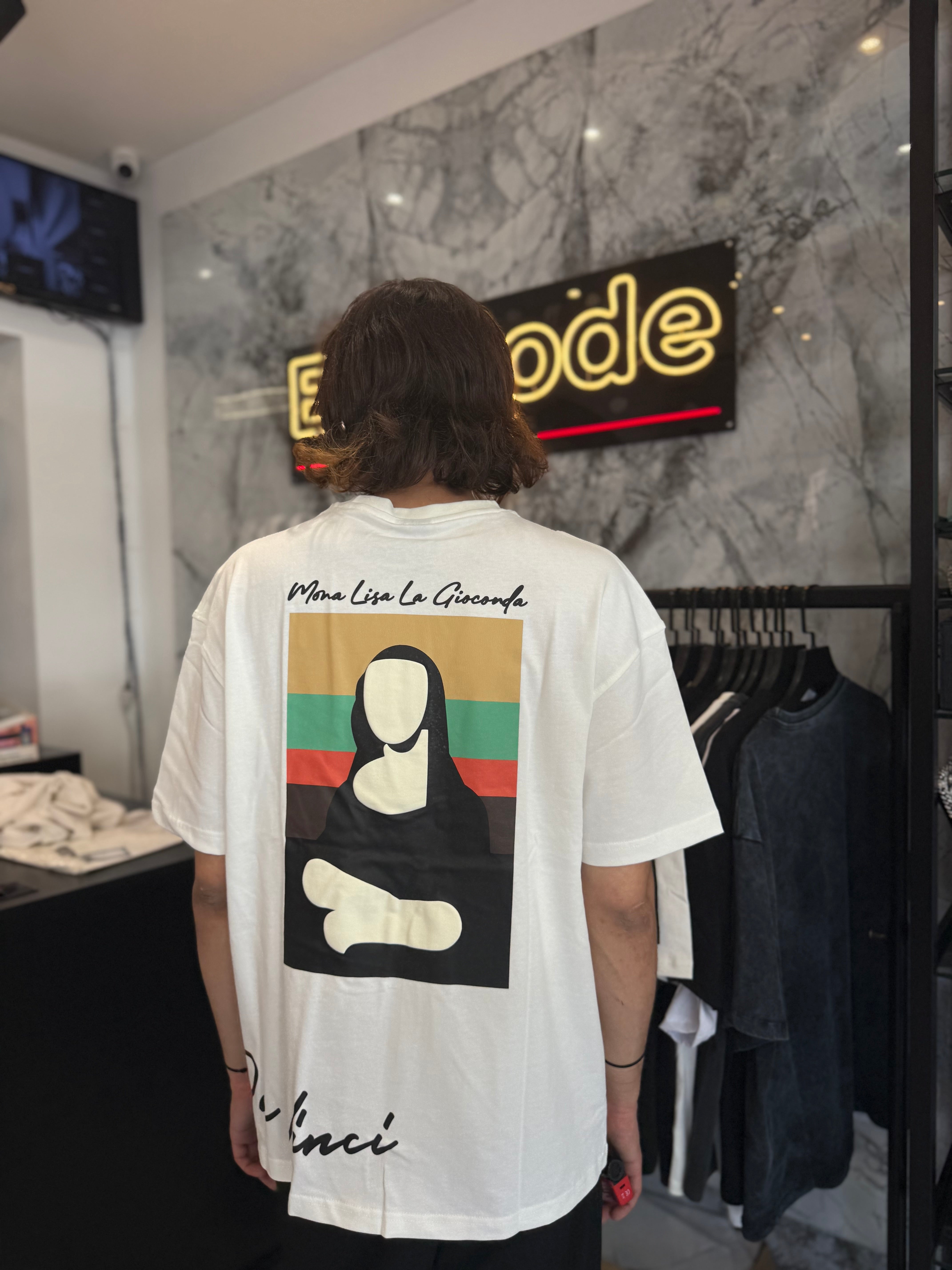 T shirt La Joconde Blanc