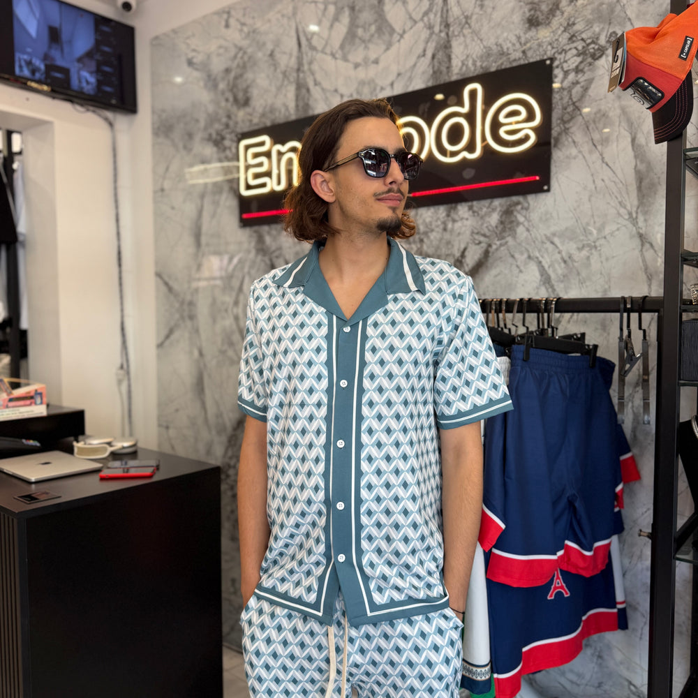 Ensemble Bleu Losange