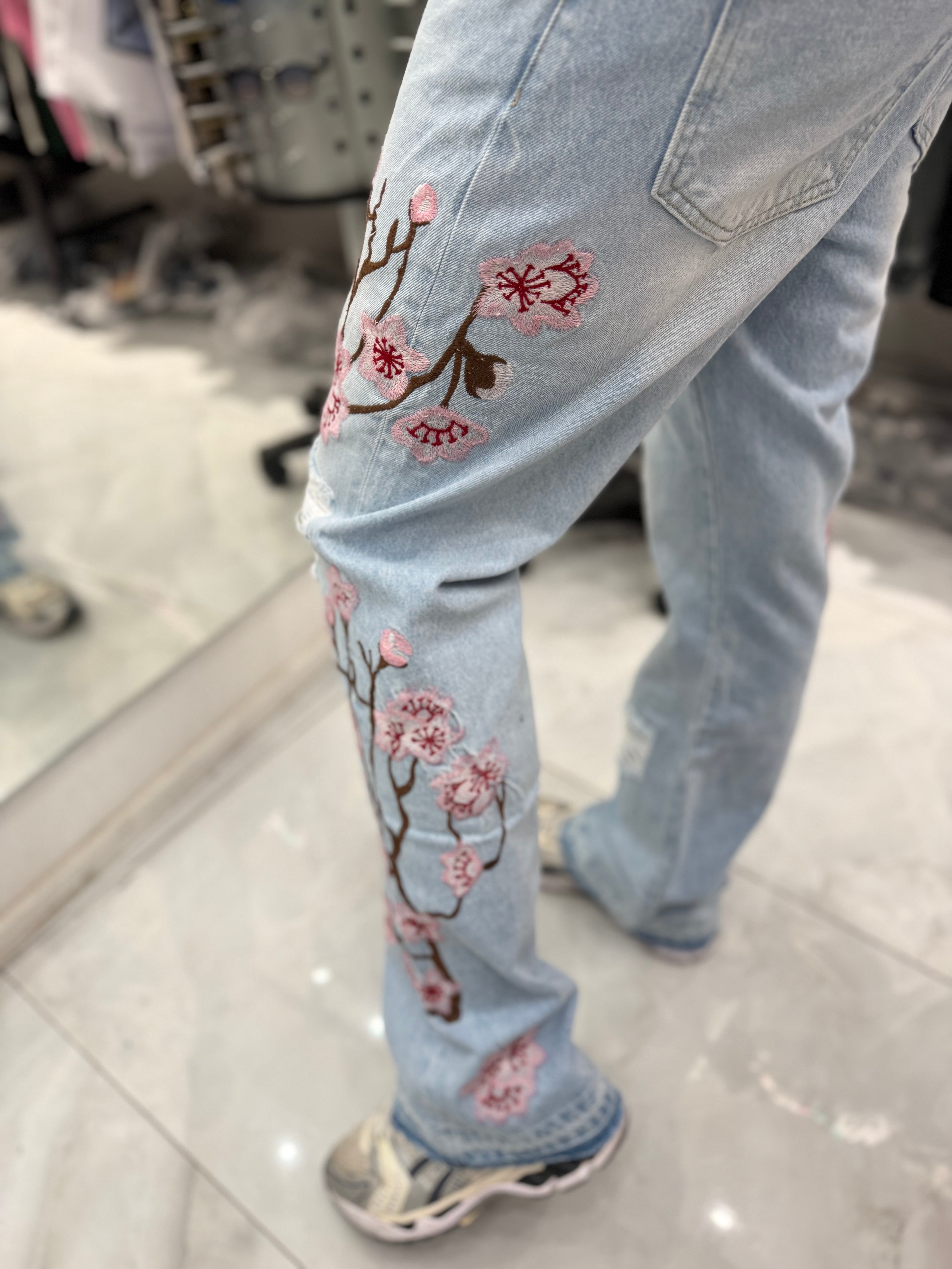 Jean Sakura Flaire Bleu