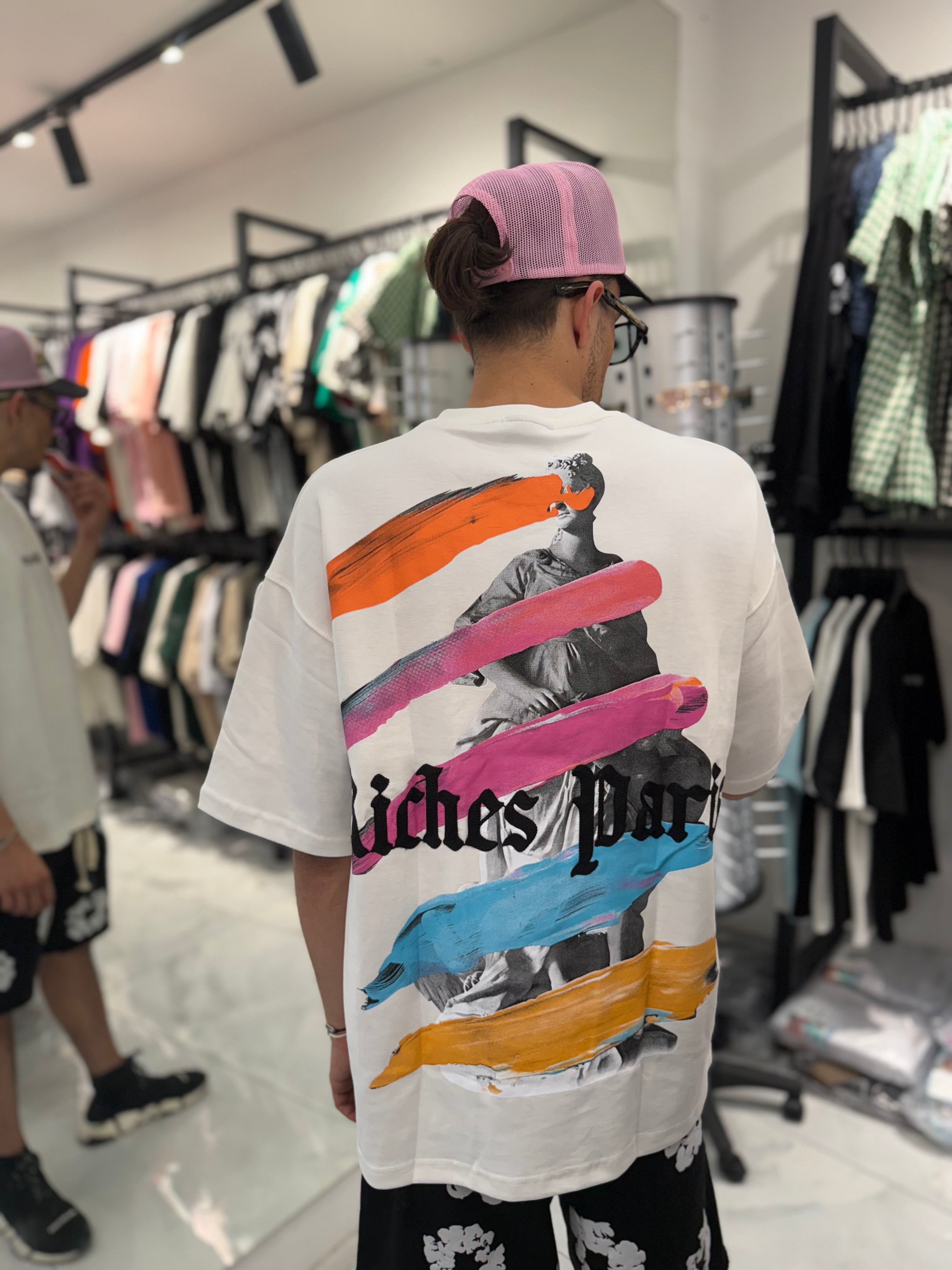 T Shirt Riches David Og White