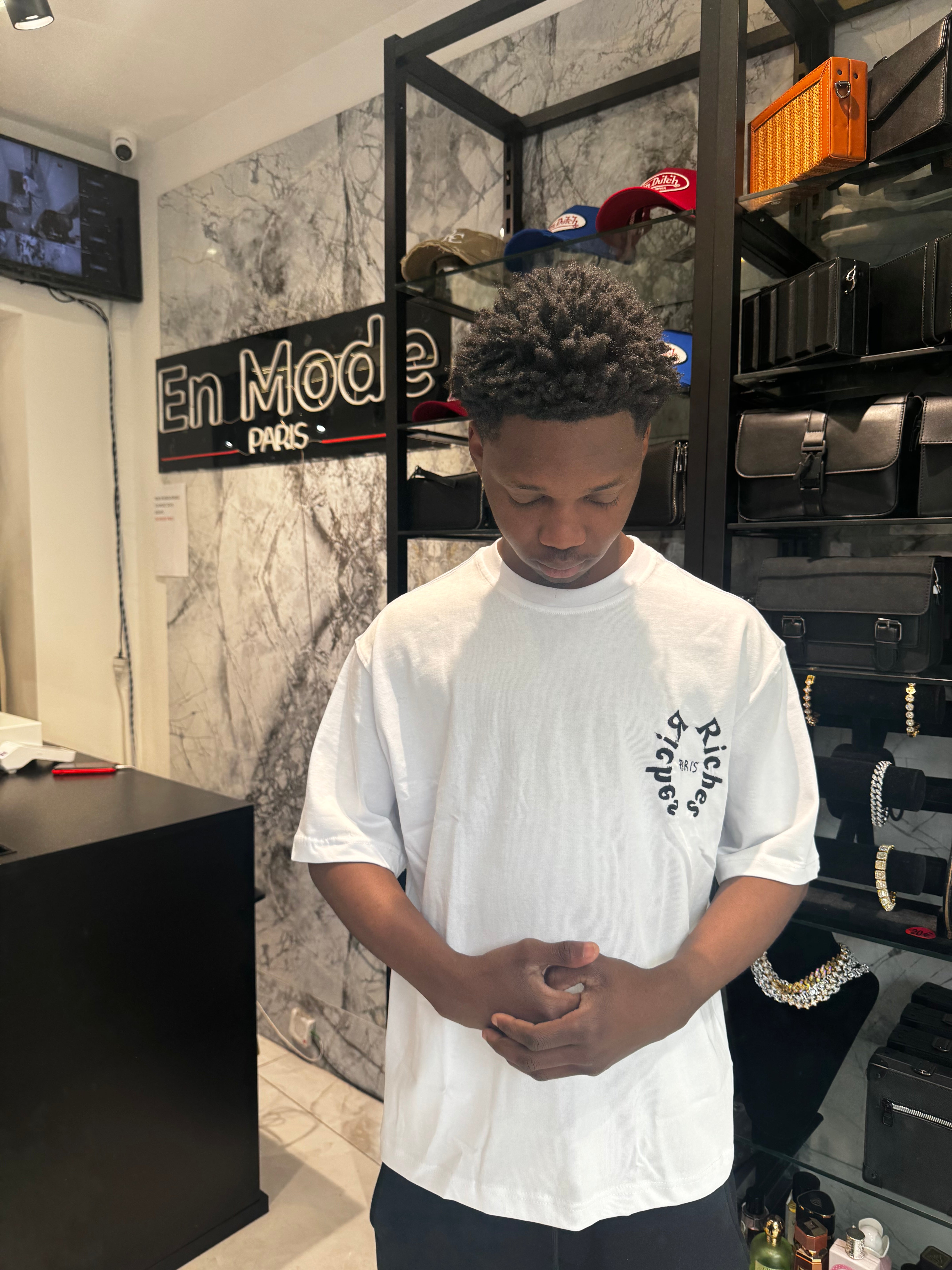 T-shirt Riches Paris blanc 25