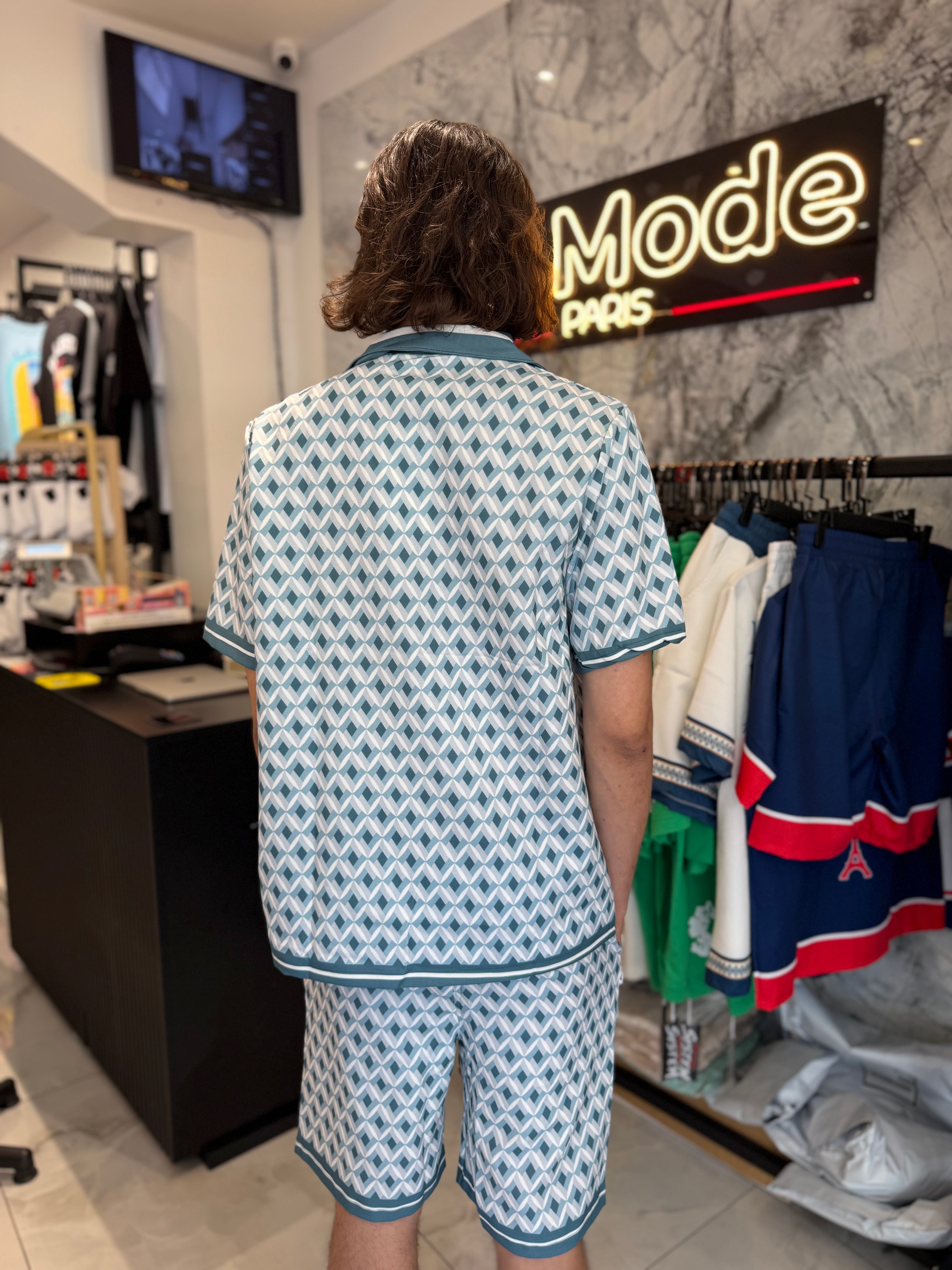 Ensemble Bleu Losange