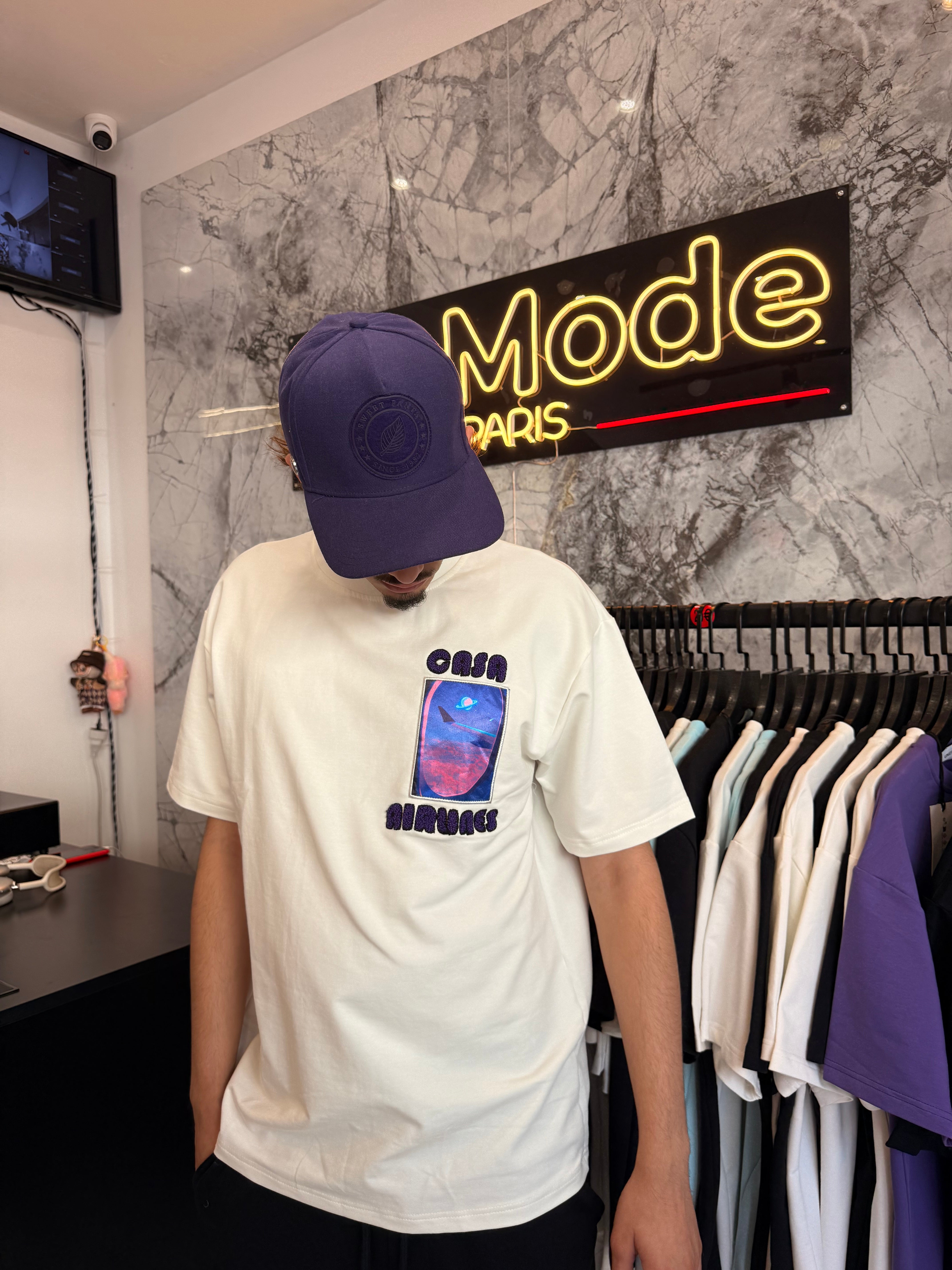 T shirt Airlines 2.0 Blanc