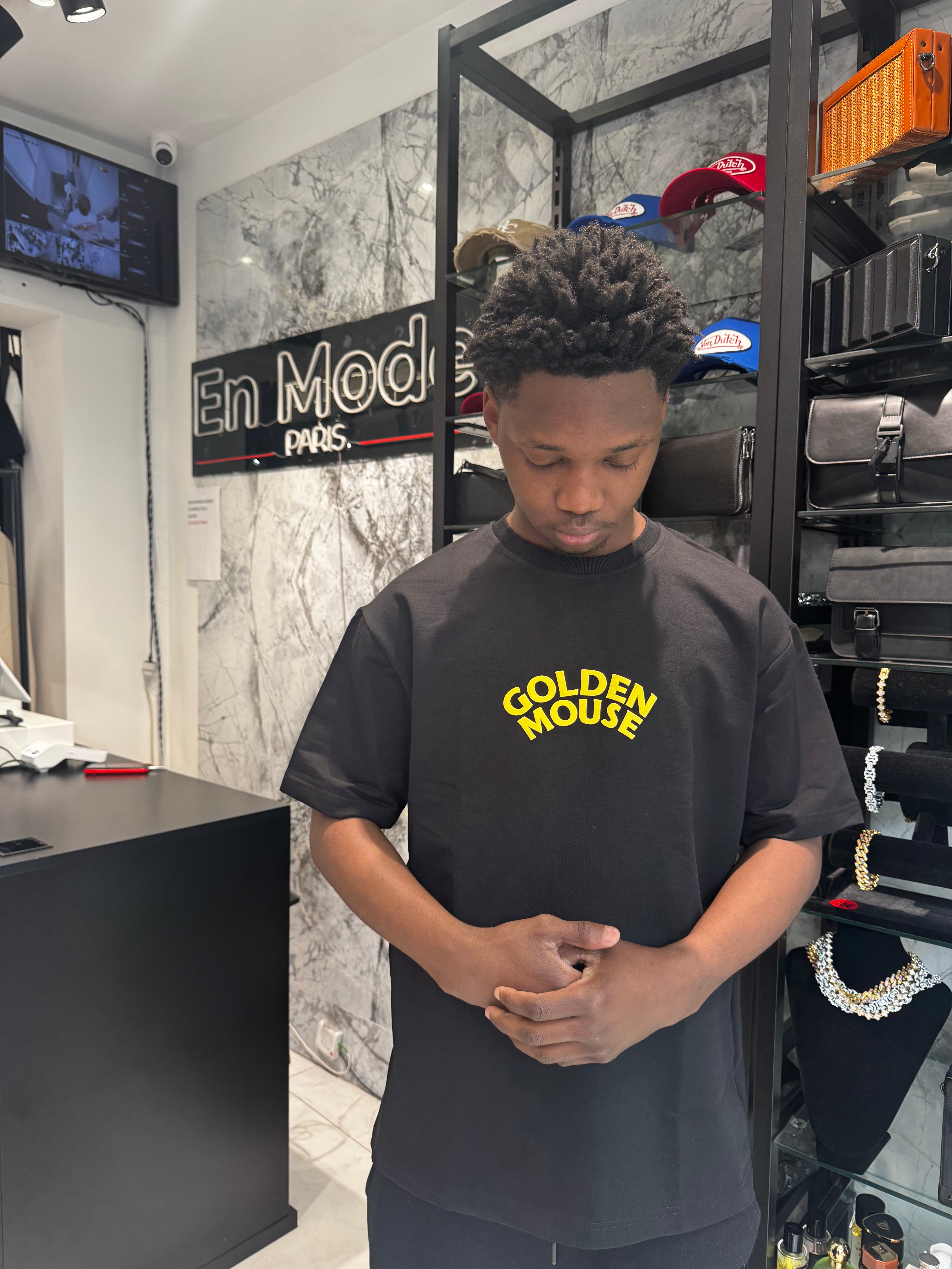 T-shirt Mickey Noir