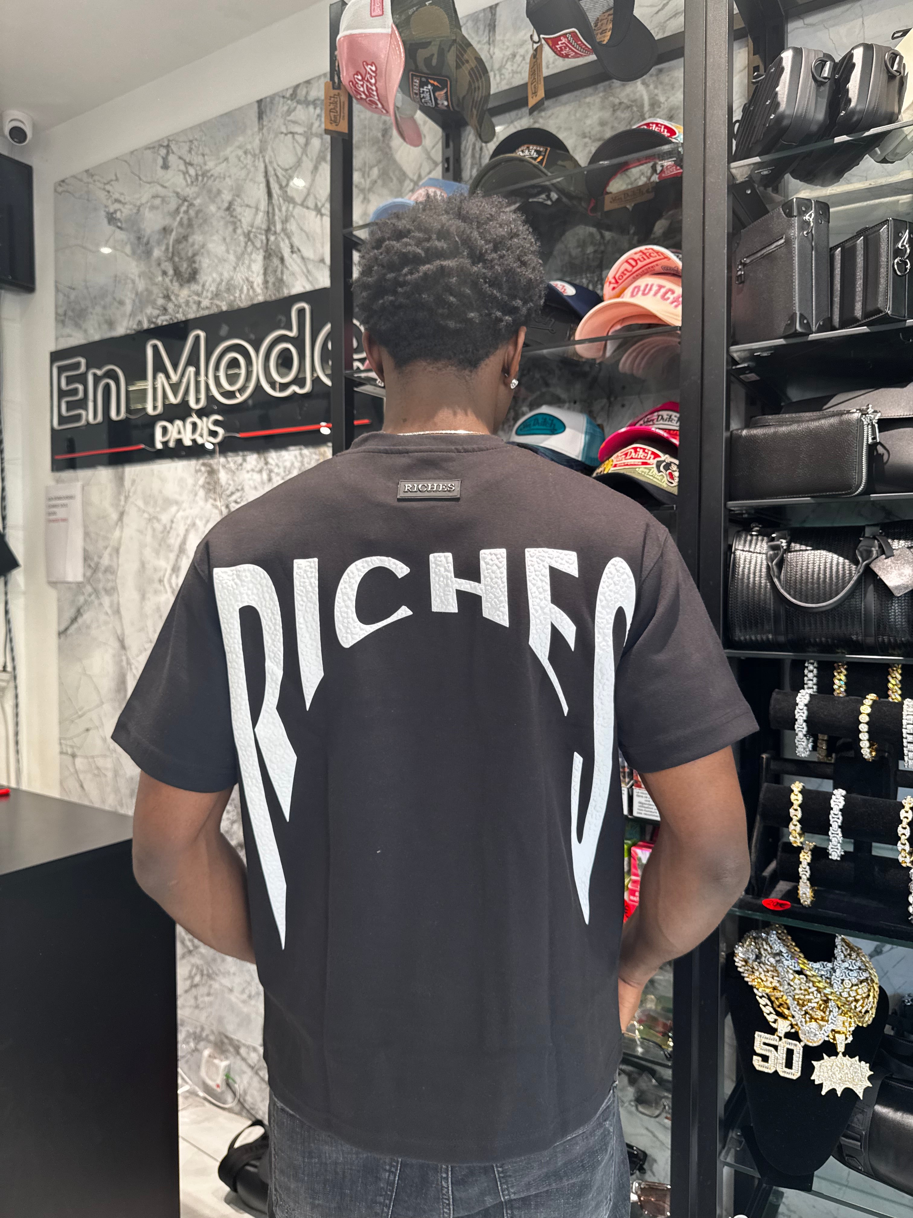 T-shirt Riches Noir