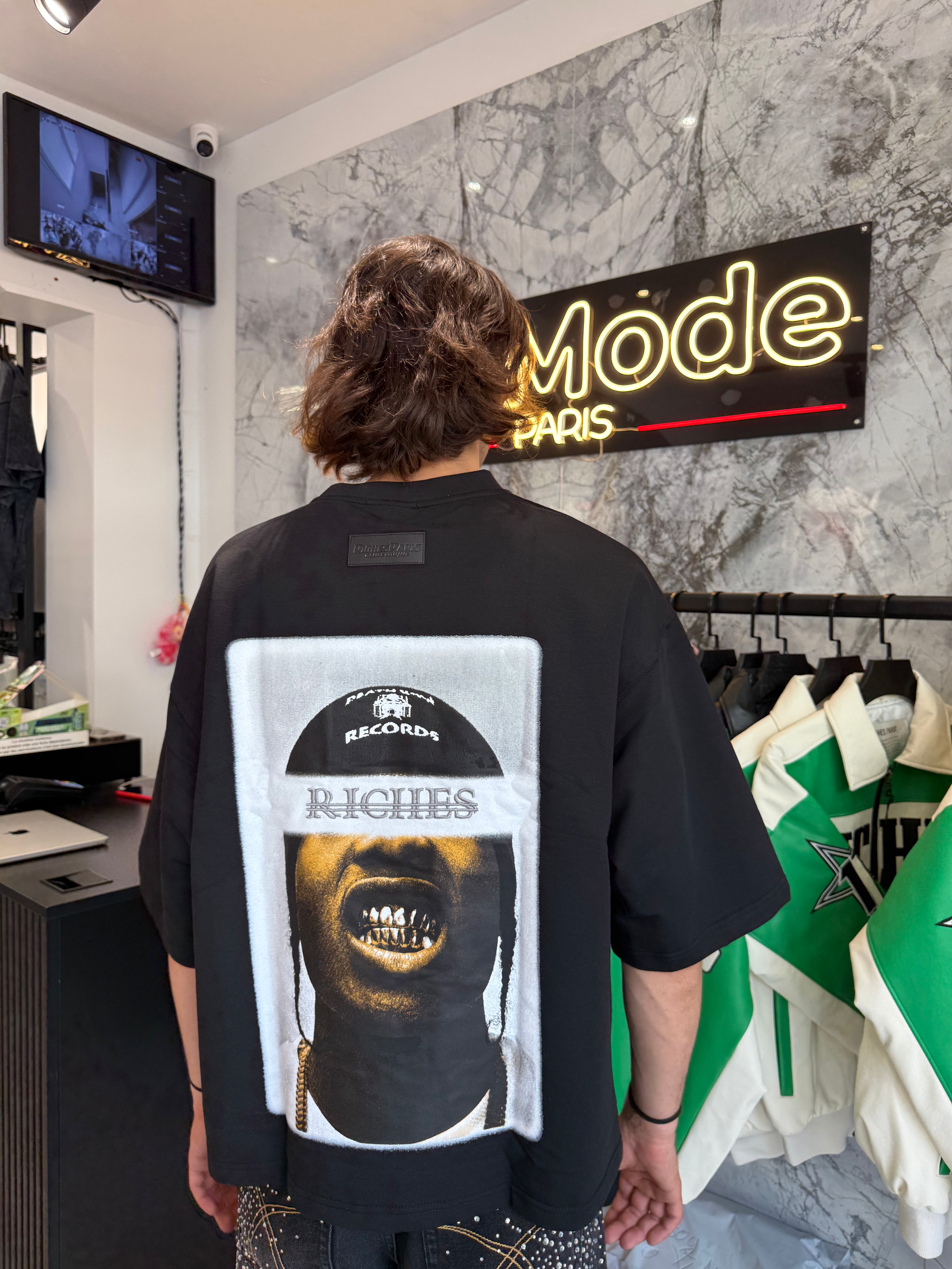 T shirt Asap Riches Noir