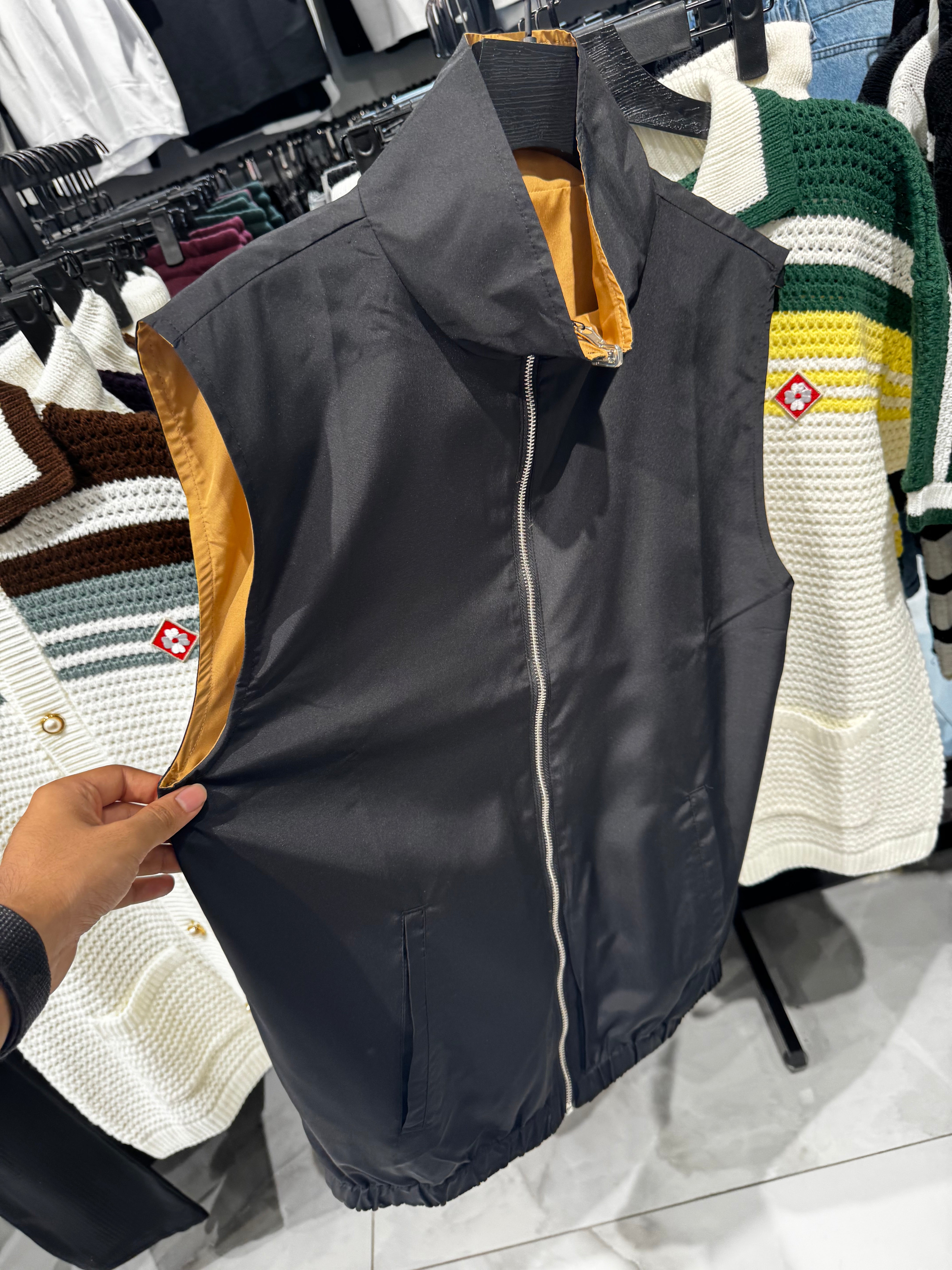 Veste réversible Noir