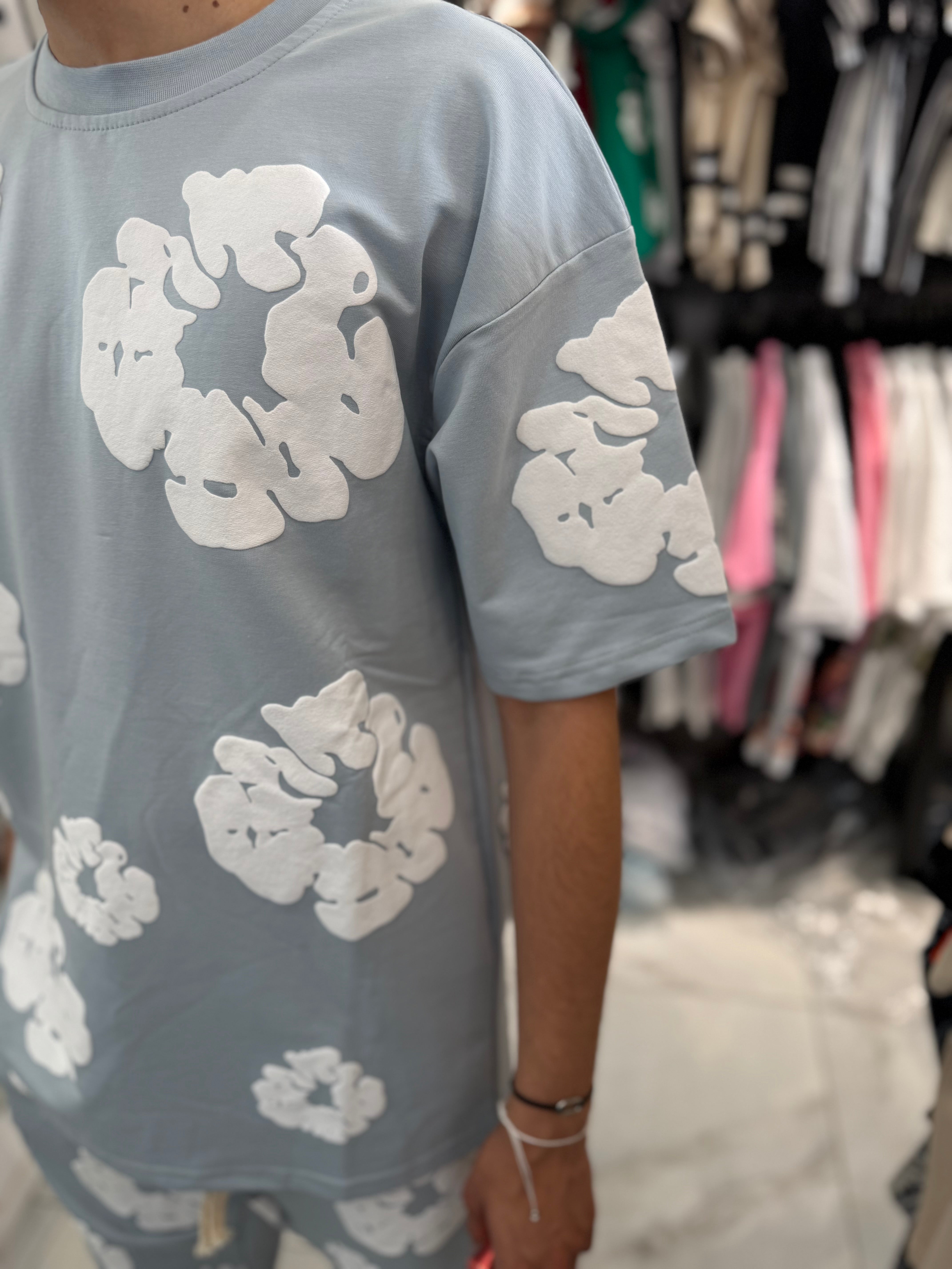 Ensemble Your Flower Gris Bleu