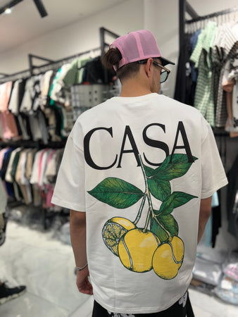 T shirt Casa Citron Blanc
