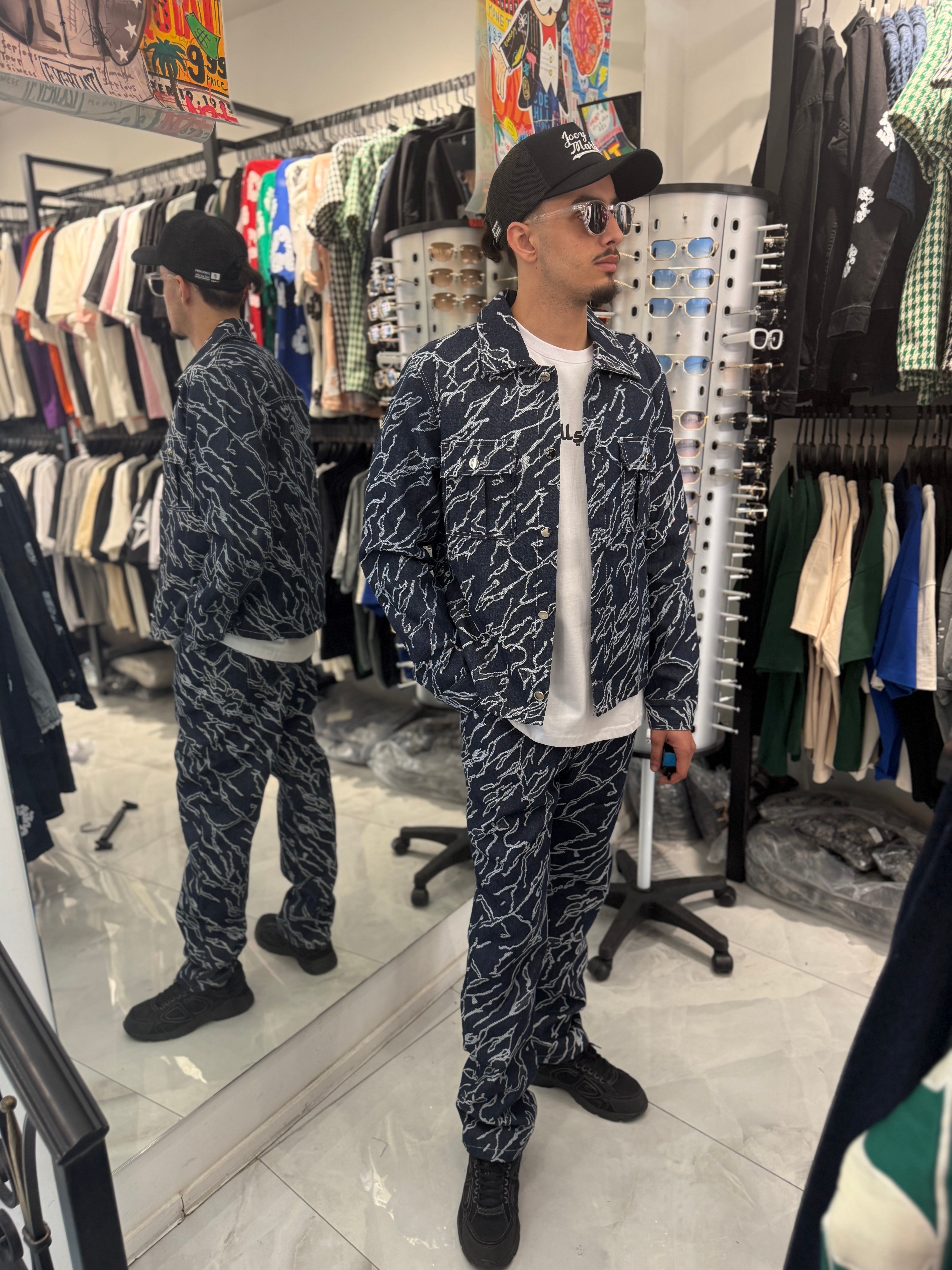 Ensemble Foudre Bleu Marine