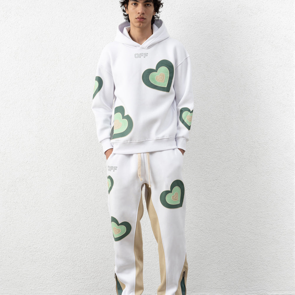 Ensemble cœur White beige