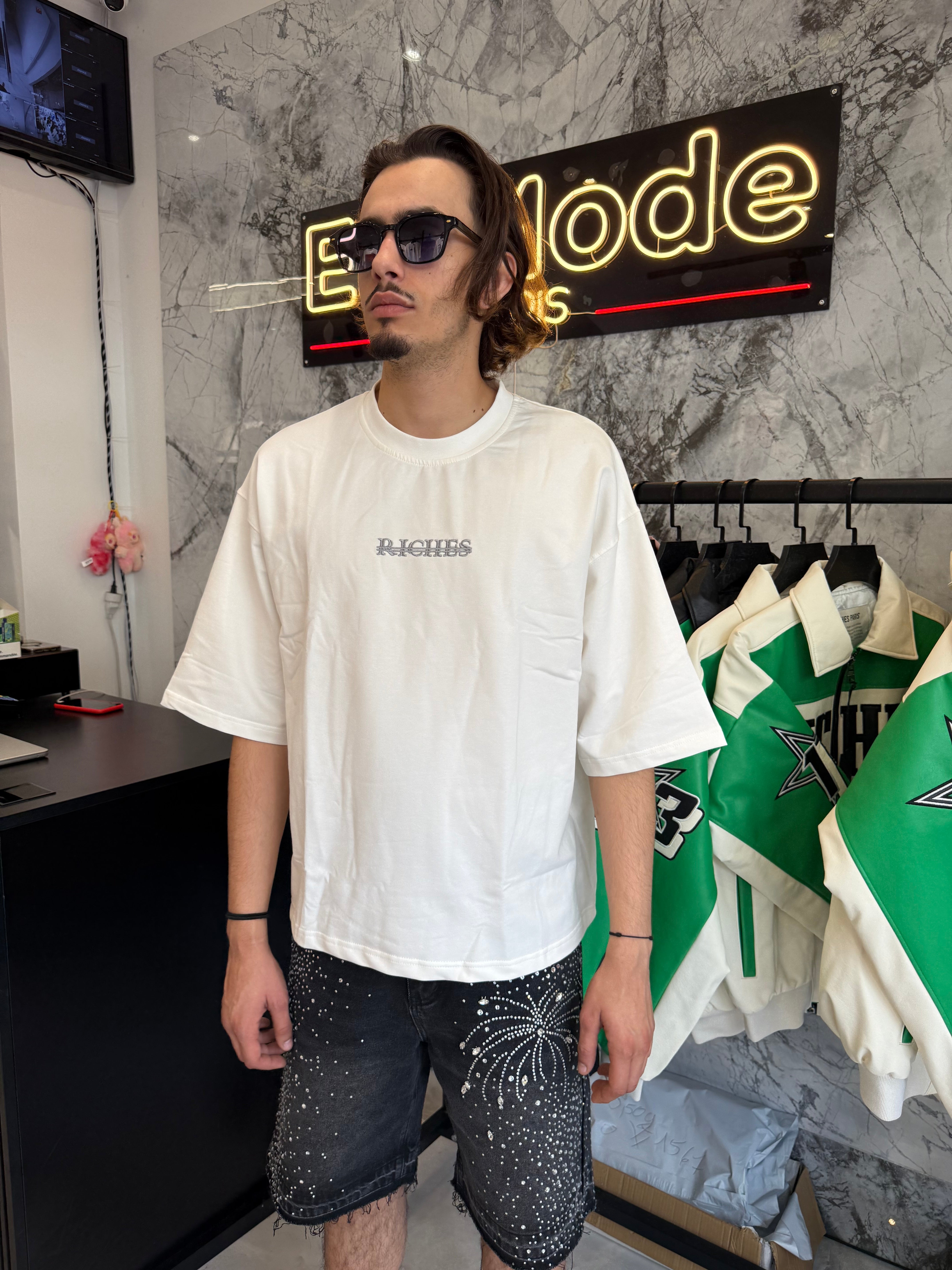 T shirt Asap Riches Blanc