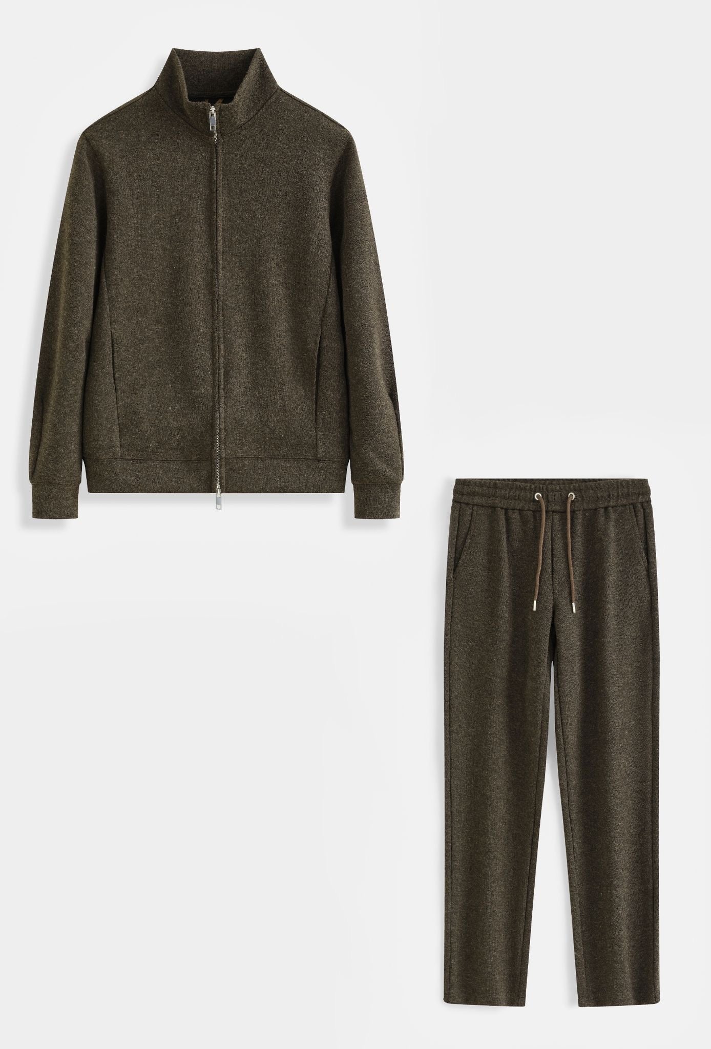 Ensemble Marron Chiné