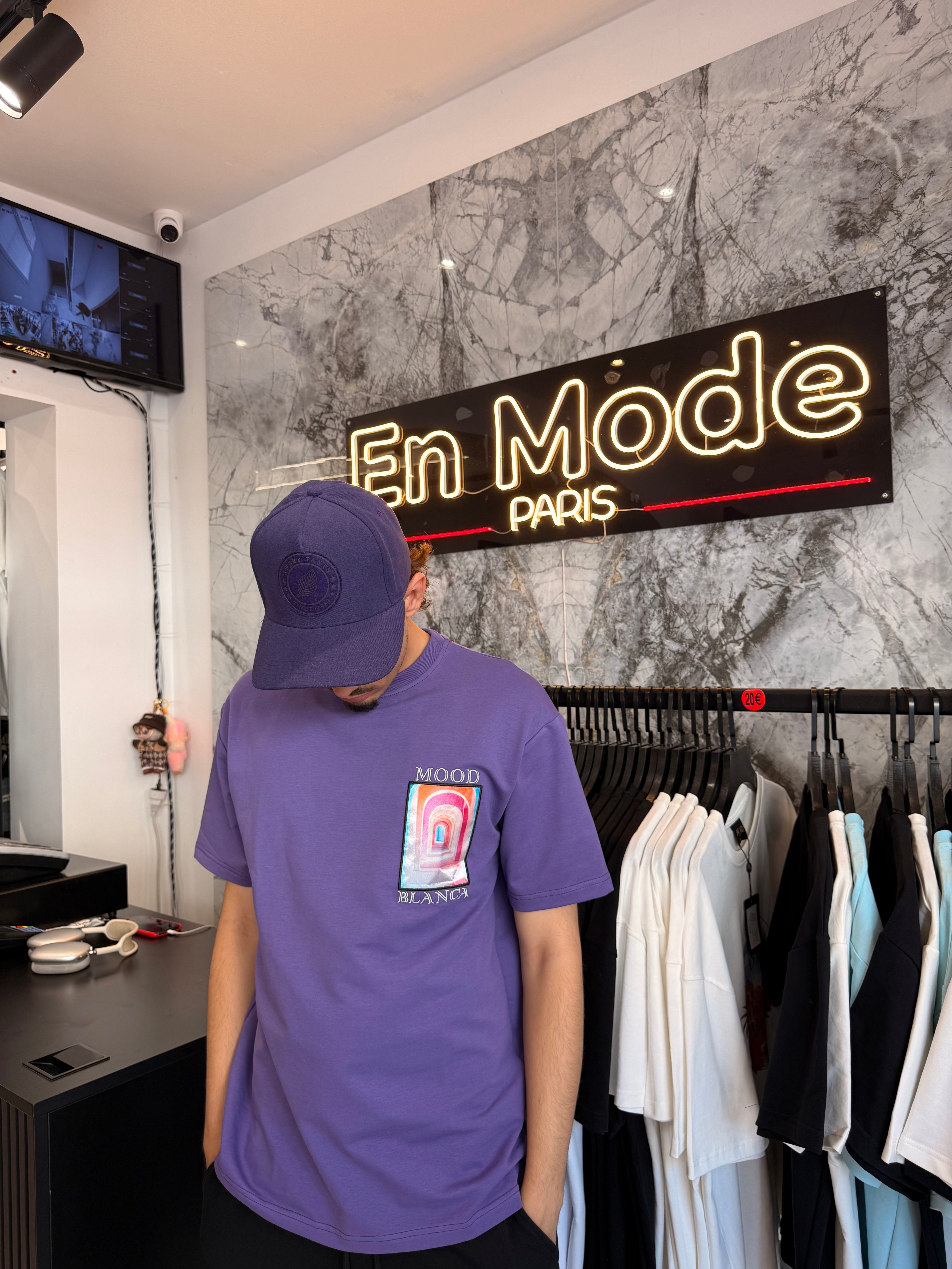 T shirt Casa Door Violet