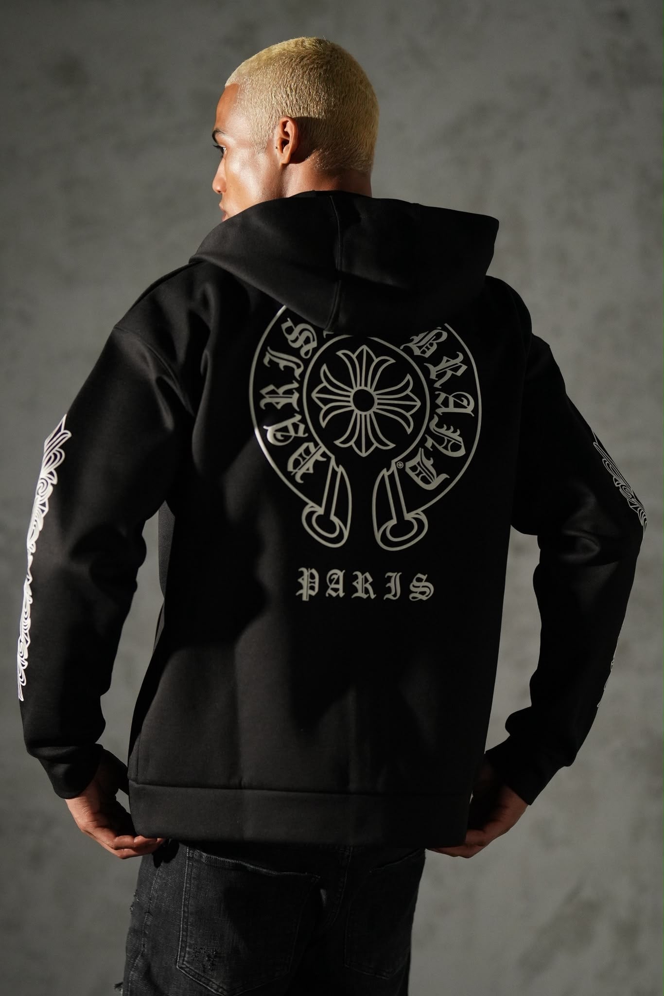 Gilet Noir Motif