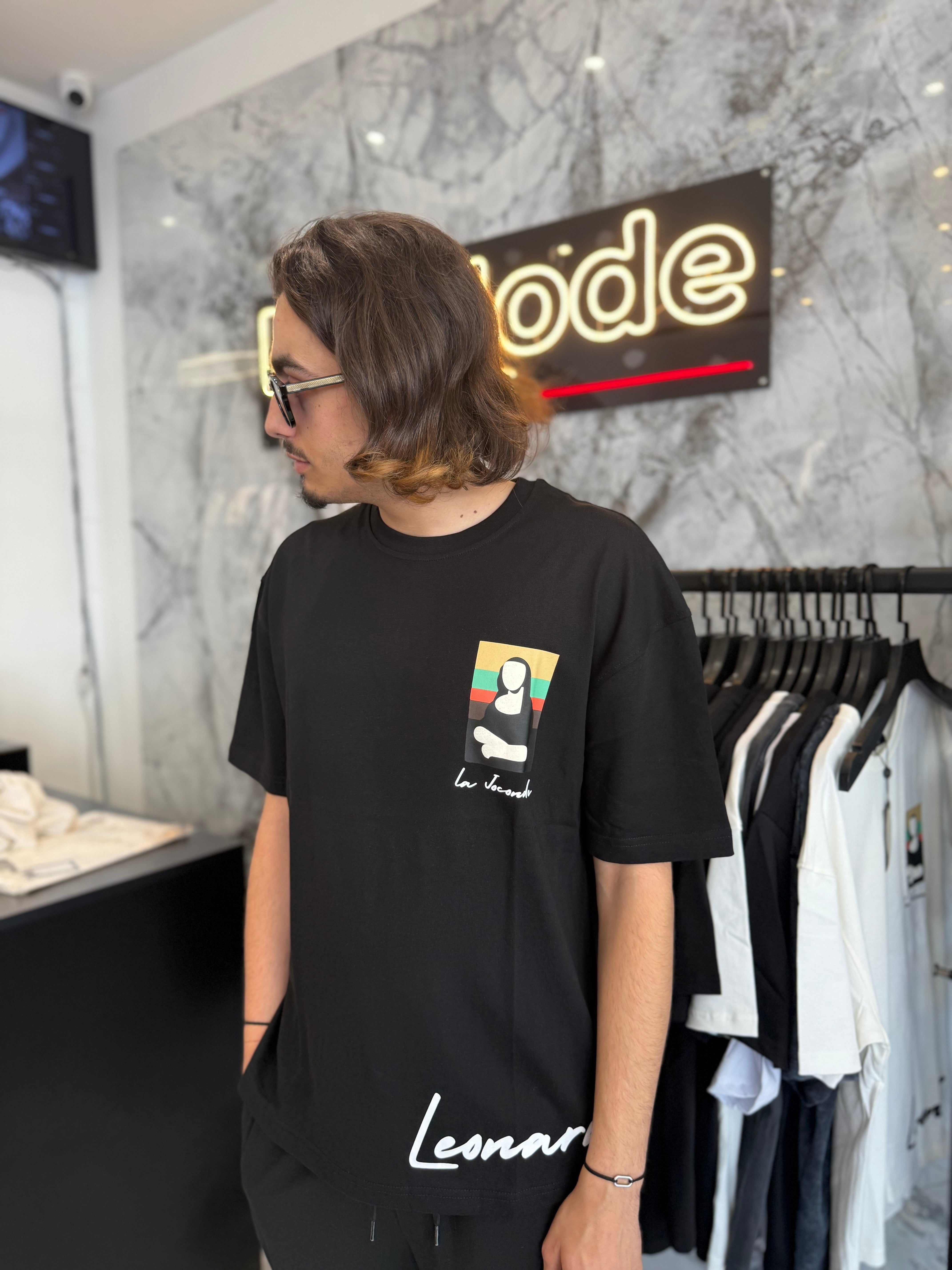 T shirt La Joconde Noir