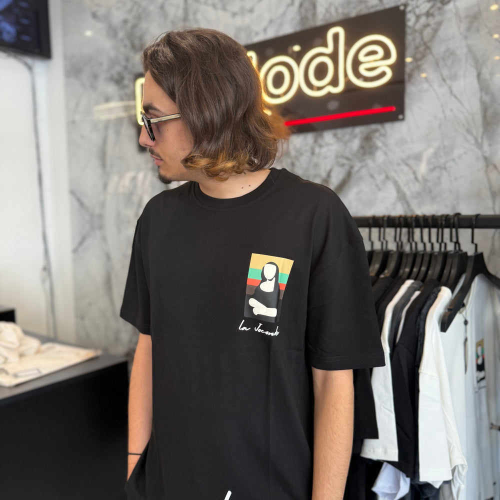 T shirt La Joconde Noir