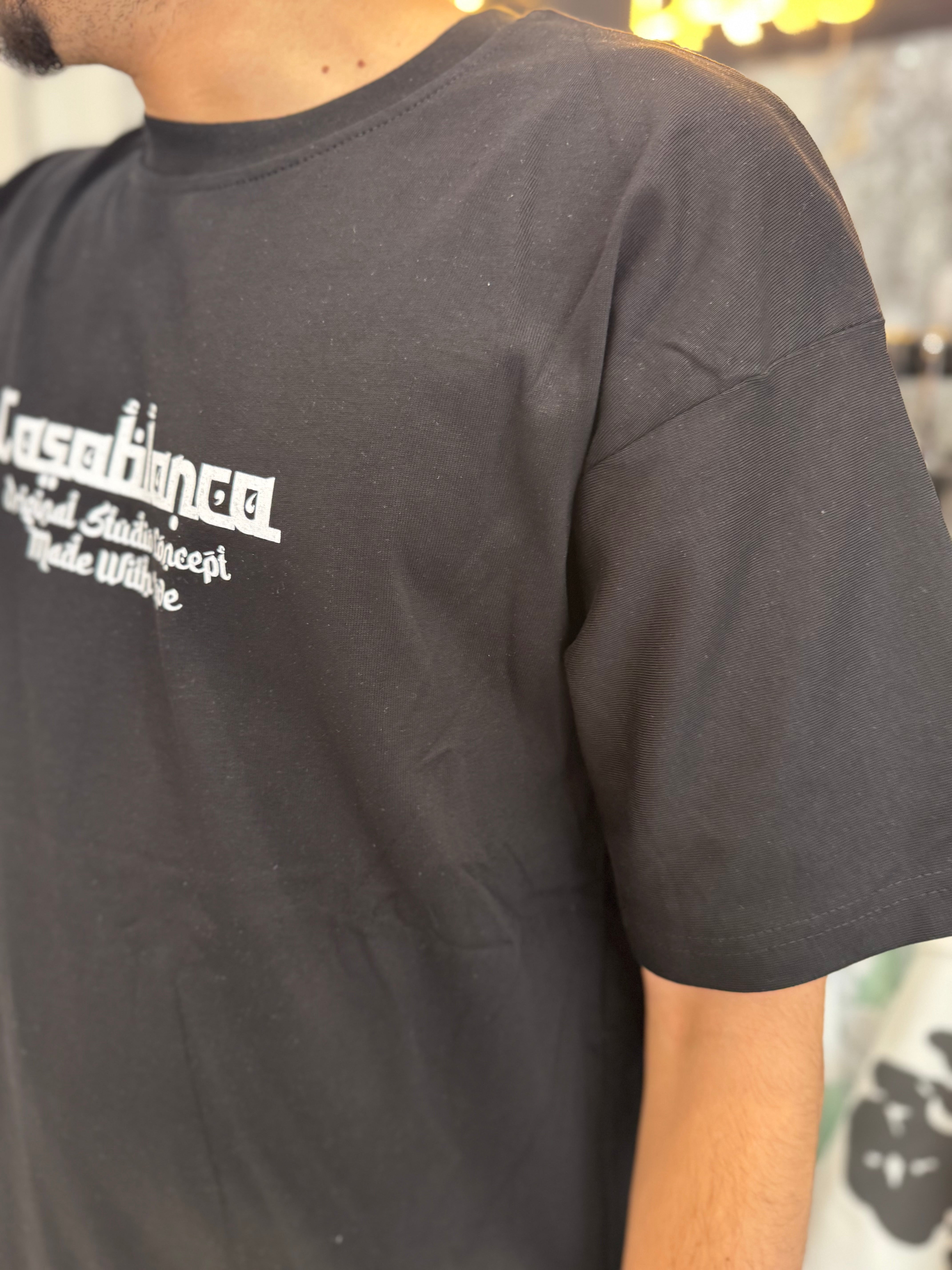 T shirt Casa Colors Noir