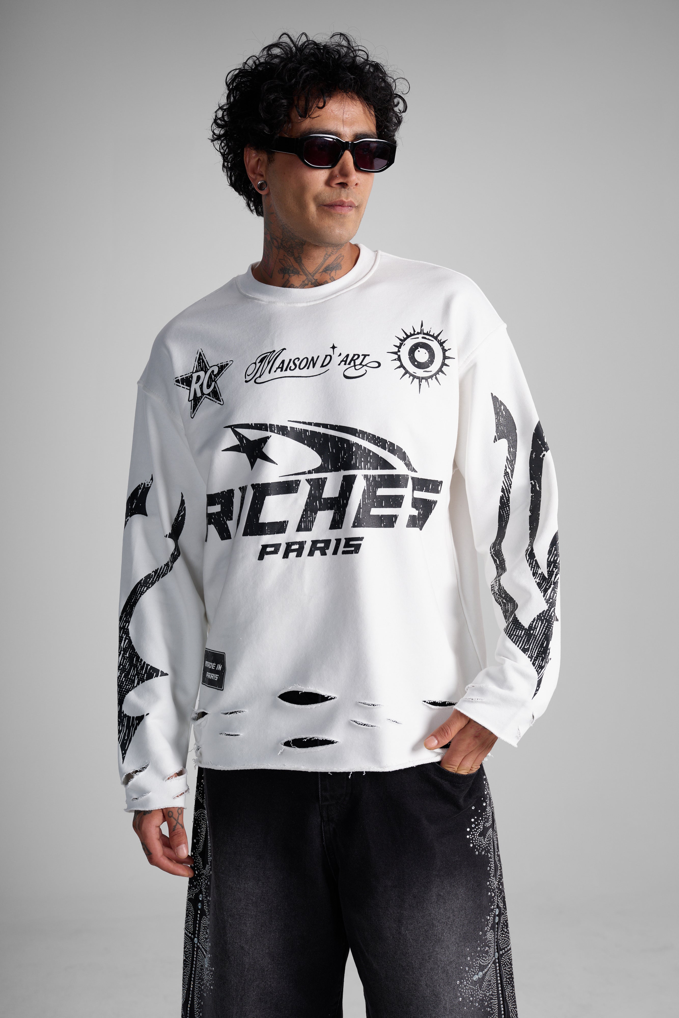 Long Sleeve Blanc
