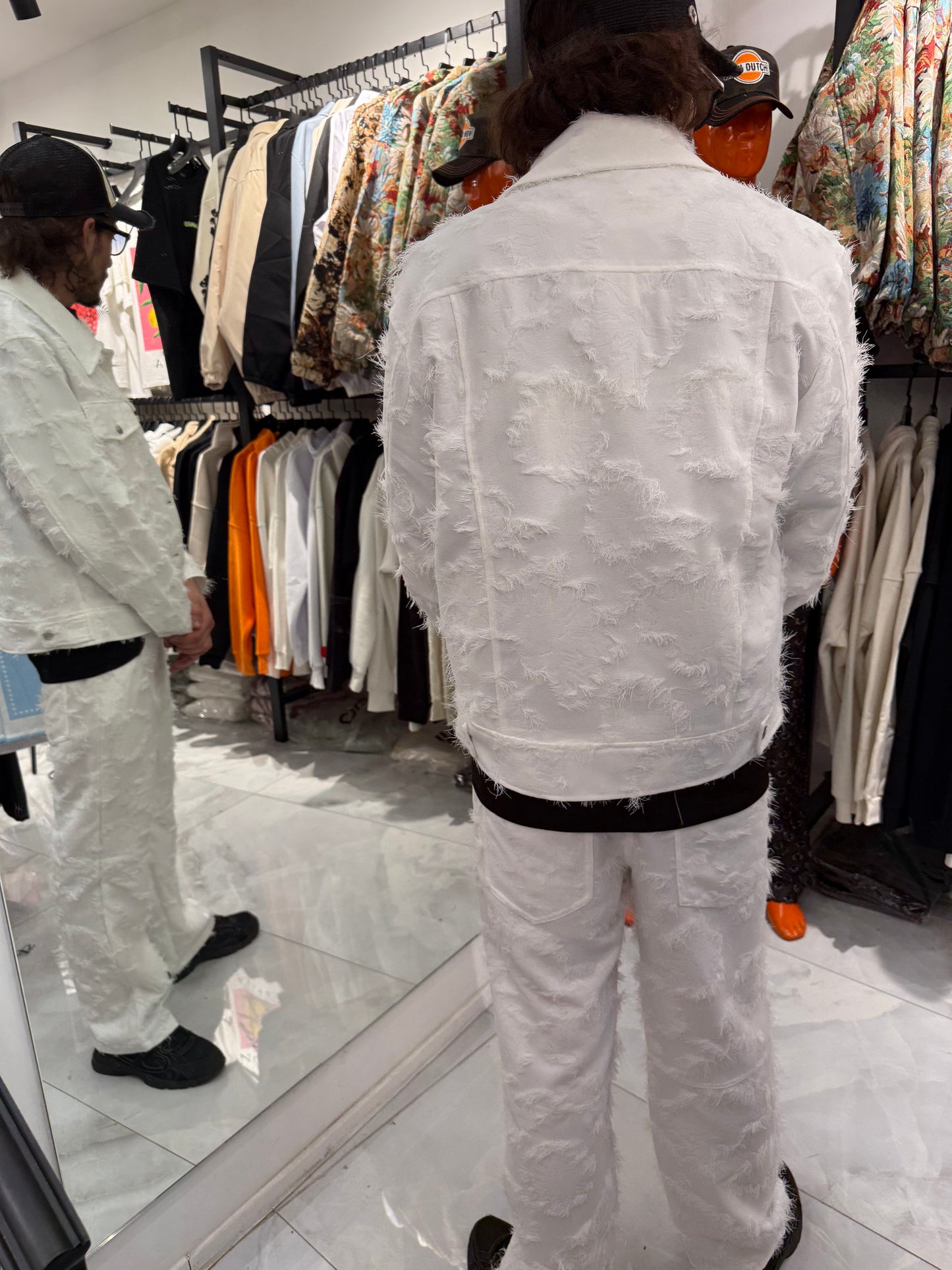 Ensemble Satin Blanc