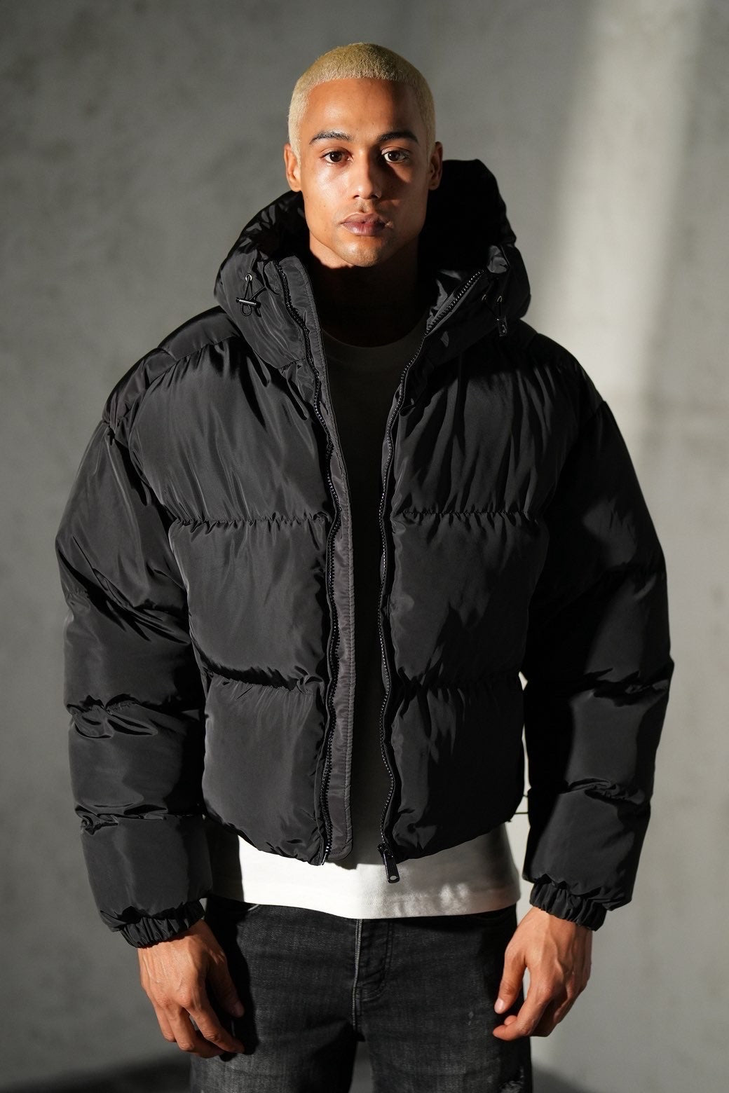 Doudoune Crop Noir