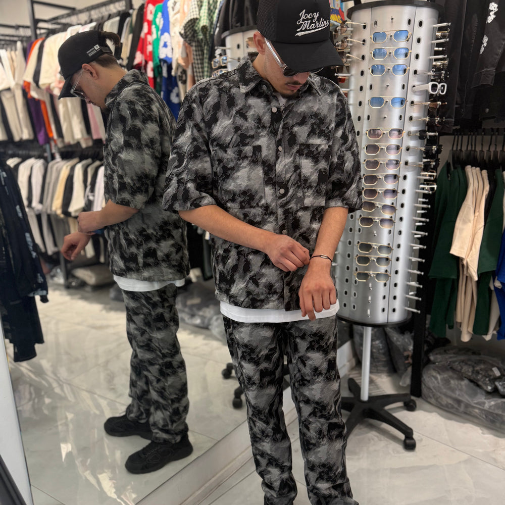 Ensemble Chiné Été Noir