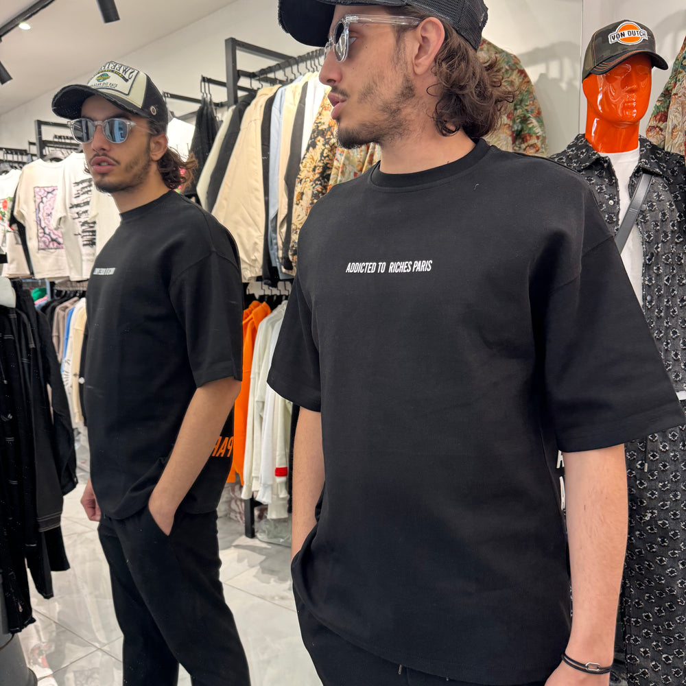 T shirt Addict Black