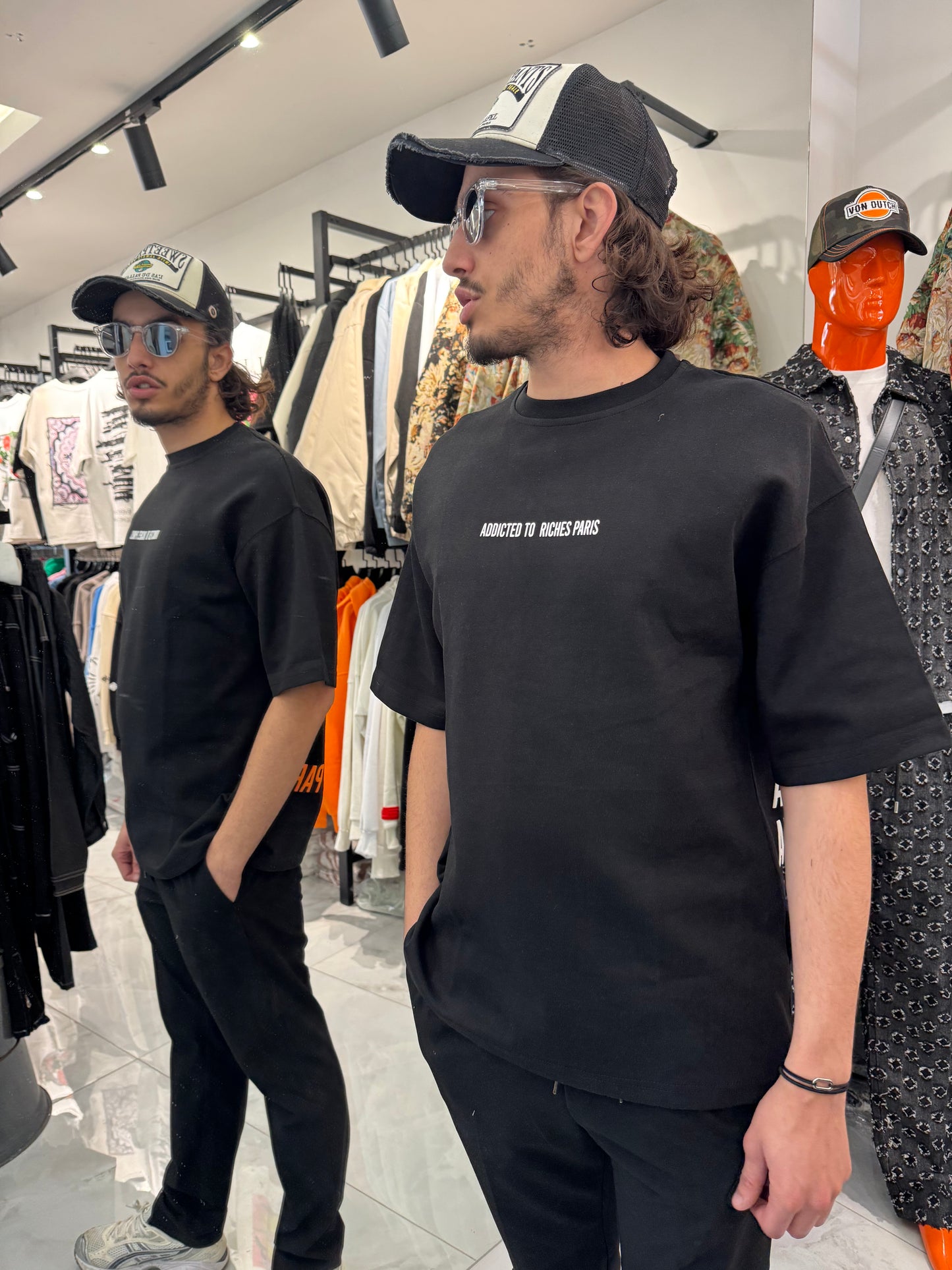 T shirt Addict Black