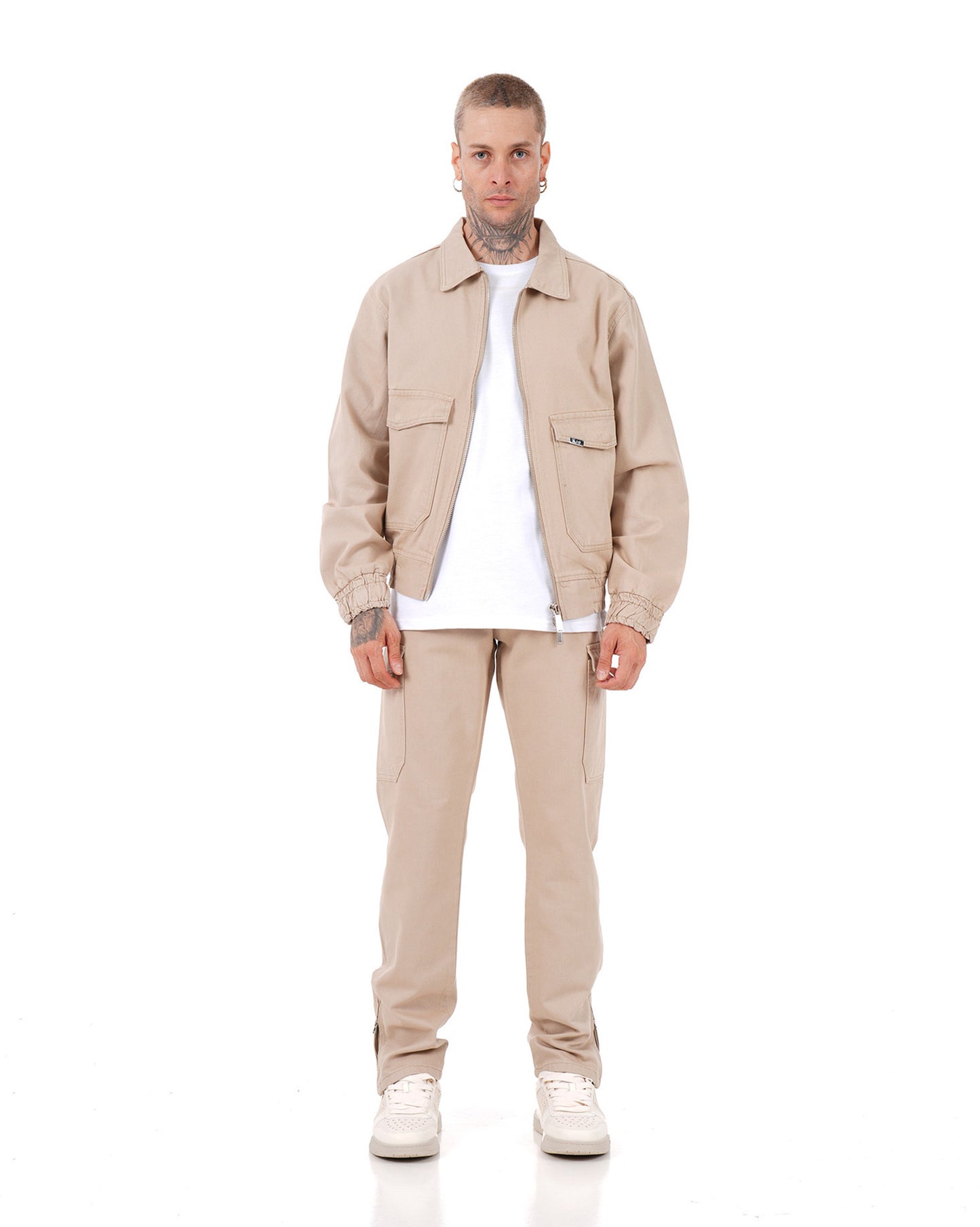 Ensemble Beige Zippe